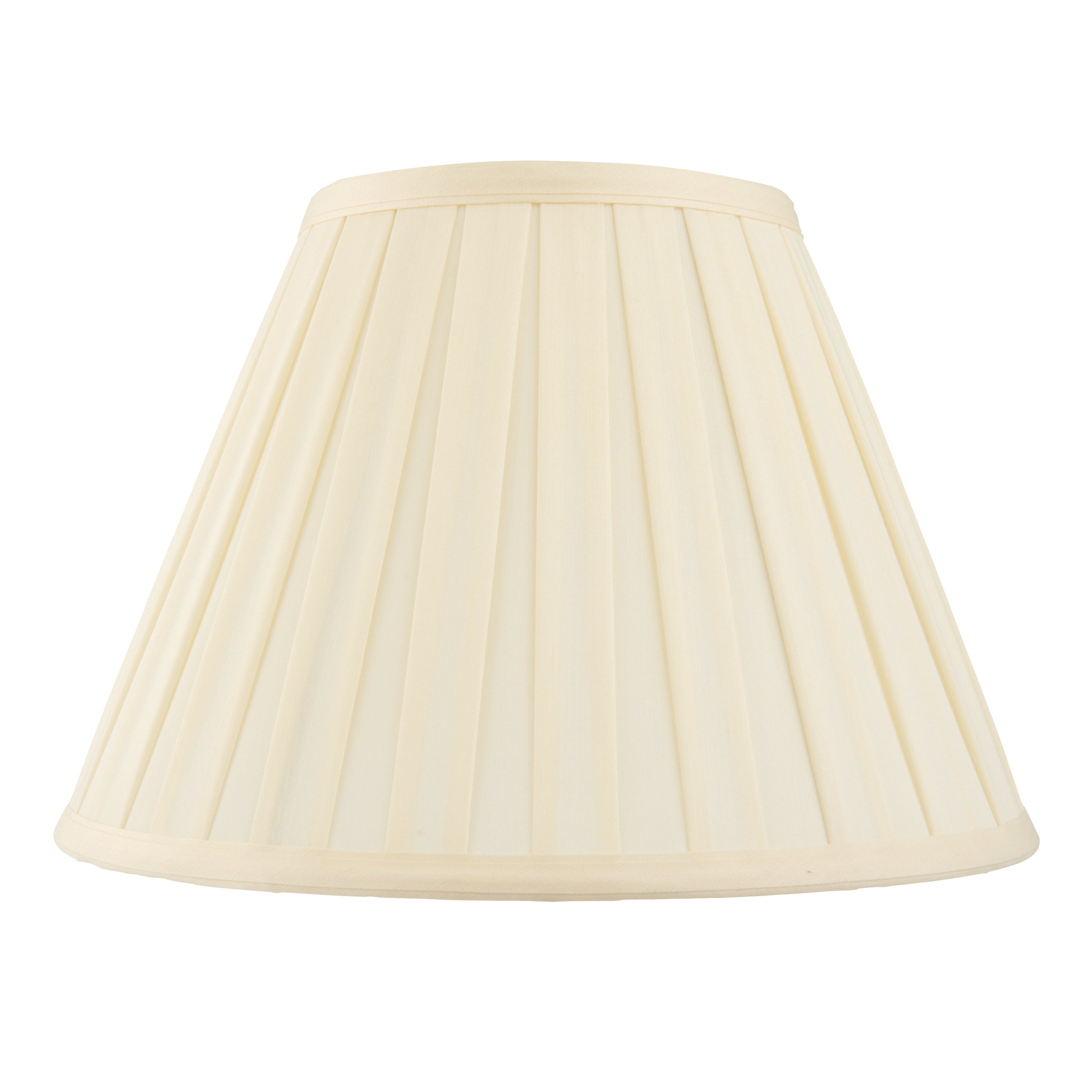 Endon Carla 16" Tapered Cylinder Single Light Shade - Cream Fabric - Shade Only