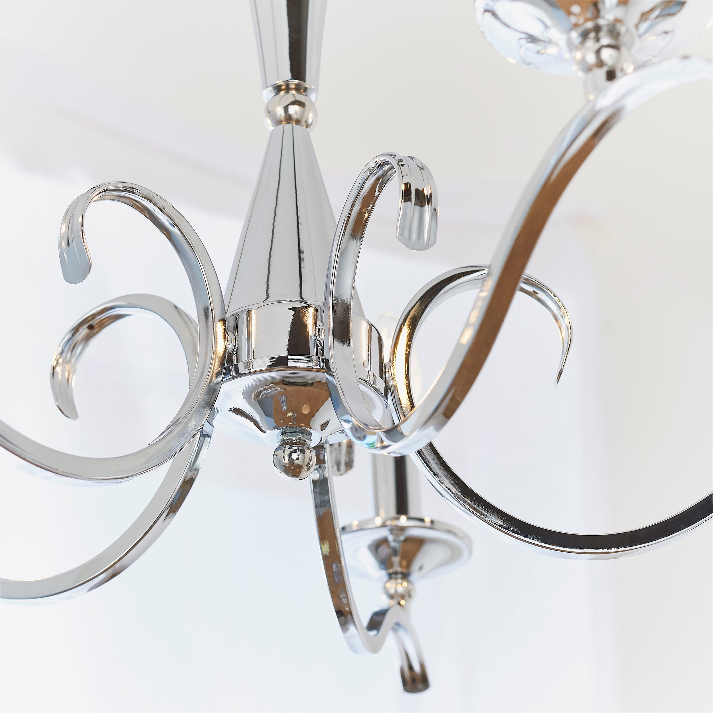 Endon Kora 5 Light Pendant - Chrome Plate