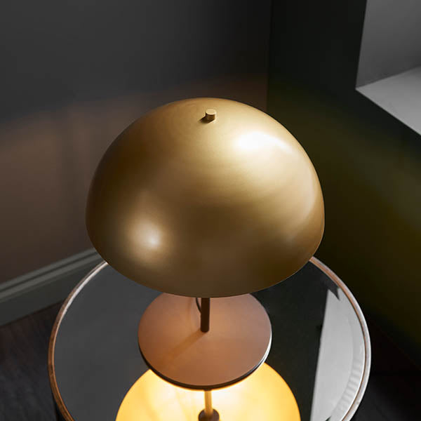 Utopia Umbrella Table Lamp - Gold