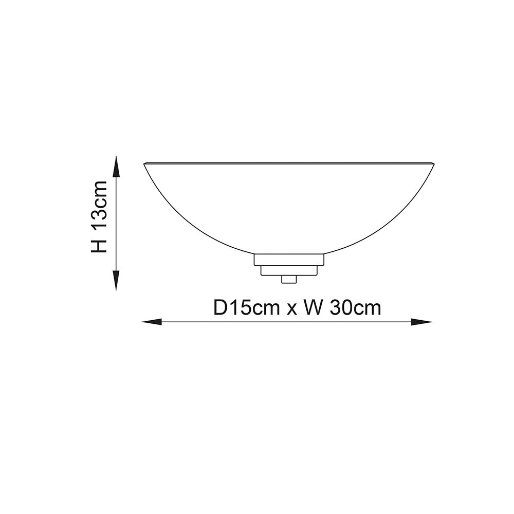 Endon Welles Single Light Wall Light - Satin Chrome Plate & White Glass
