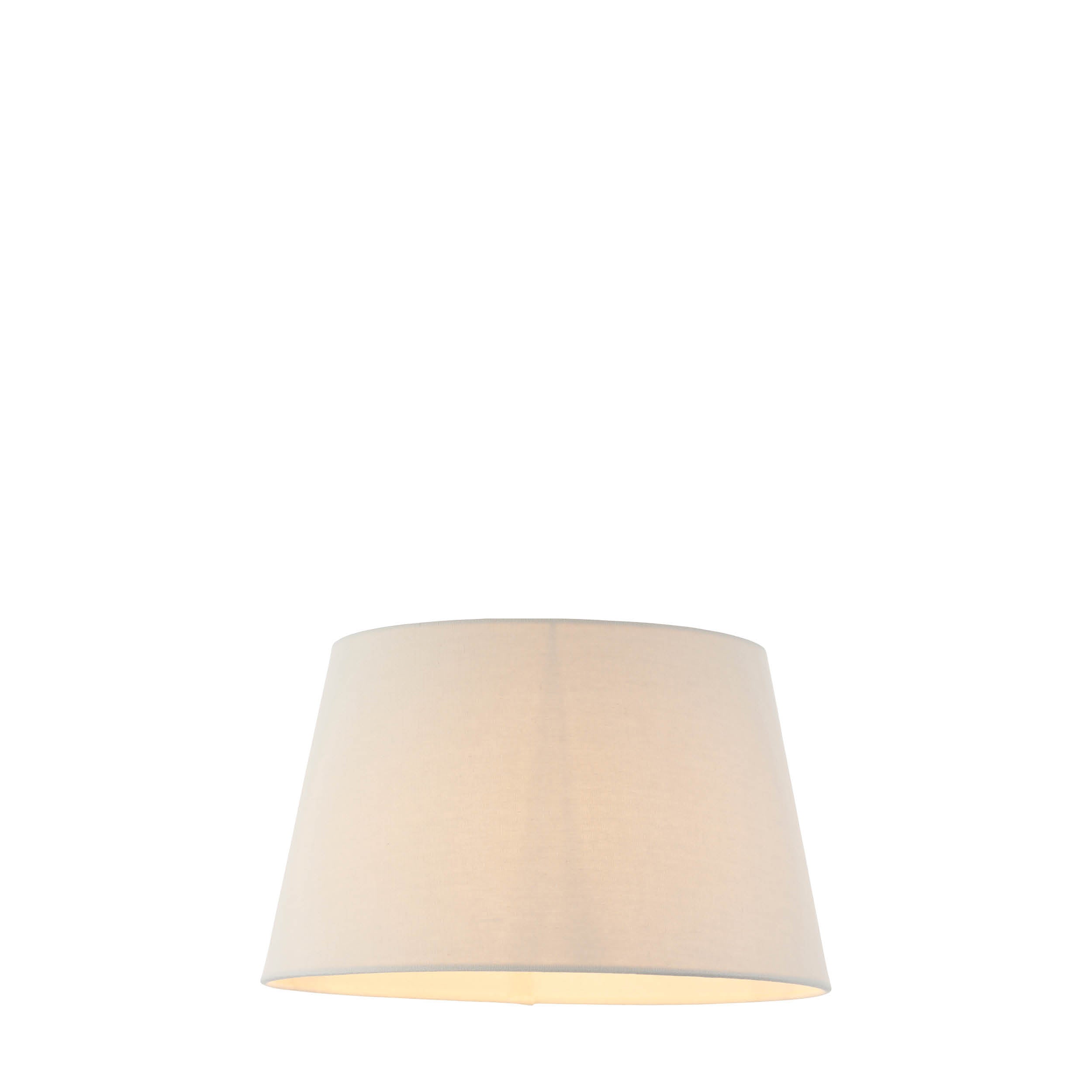 Endon Cici 14" Tapered Cylinder Shade - Ivory - Shade Only