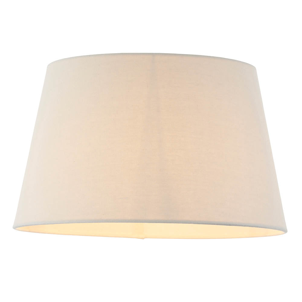 Endon Cici 14" Tapered Cylinder Shade - Ivory - Shade Only