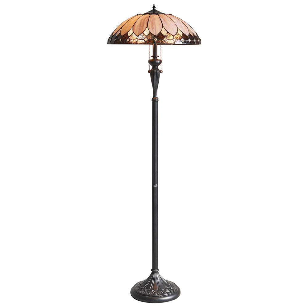Interiors 1900 Brooklyn Floor Lamp - Tiffany Glass
