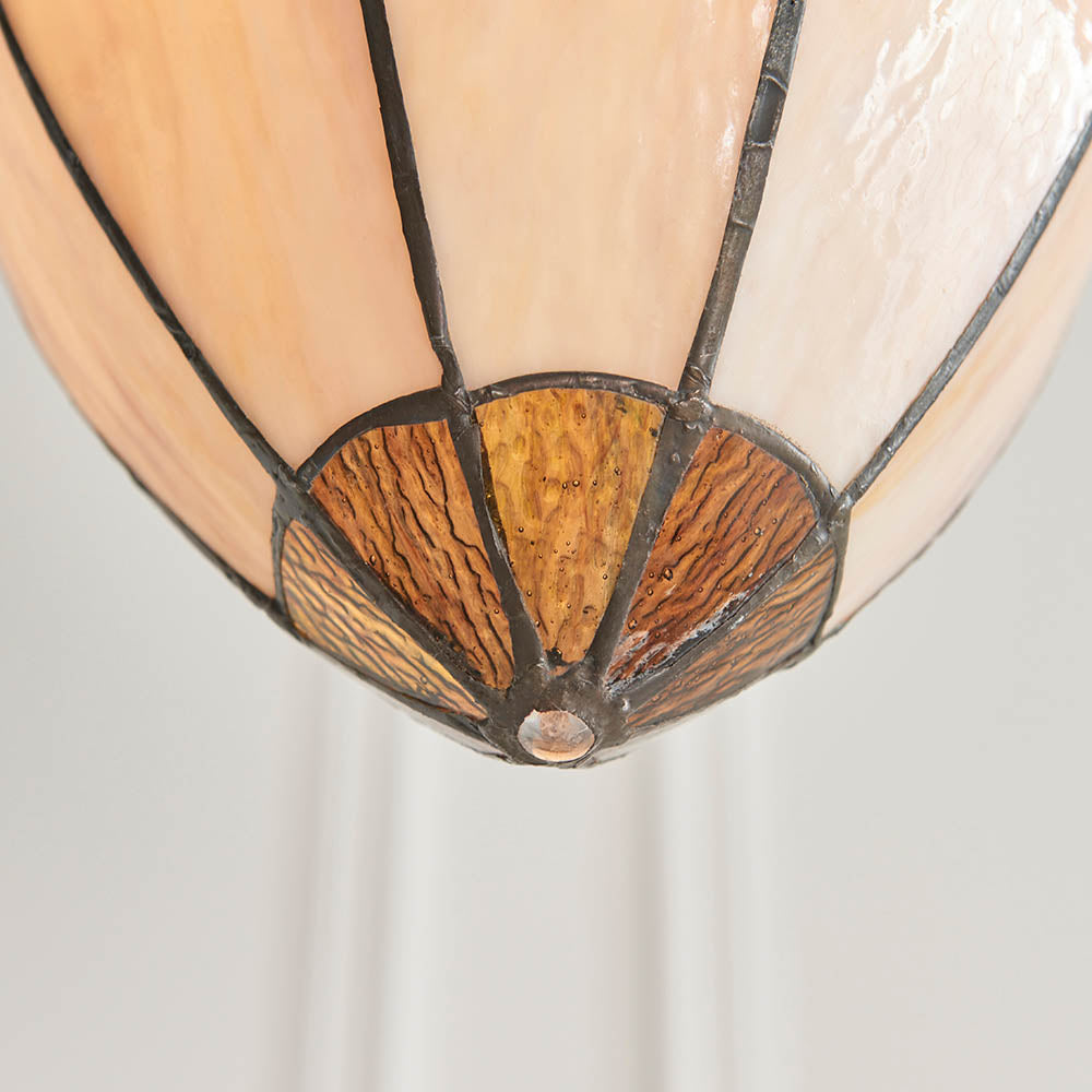Interiors 1900 Brooklyn Medium Acorn Single Pendant - Tiffany Glass