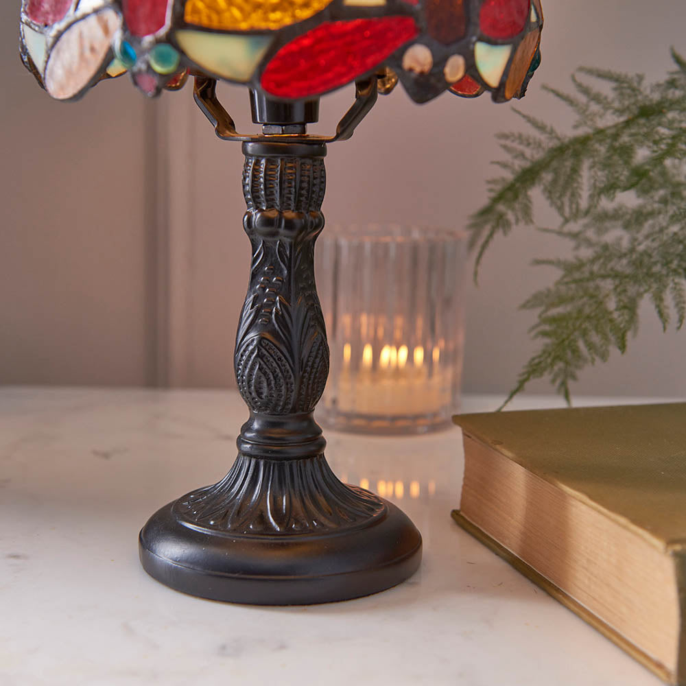 Interiors 1900 Lorette Mini Table Lamp - Tiffany Glass