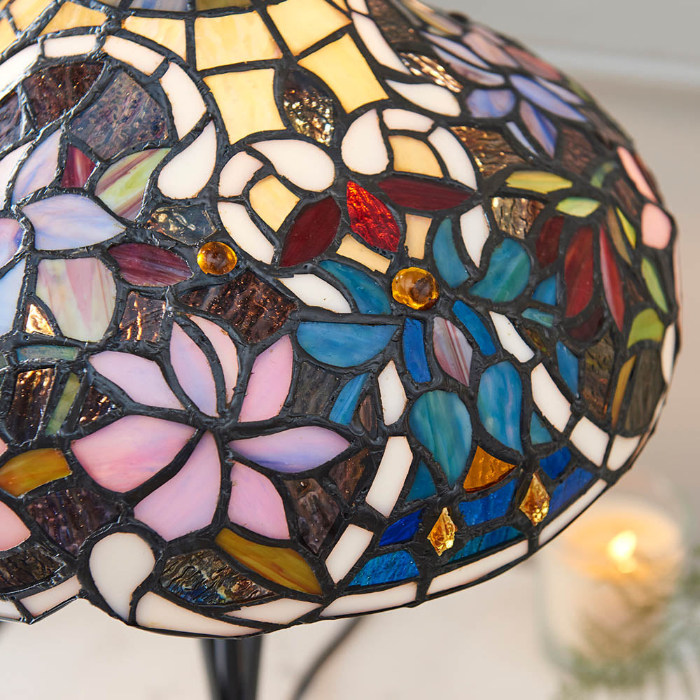 Interiors 1900 Sullivan Small Table Lamp - Tiffany Glass