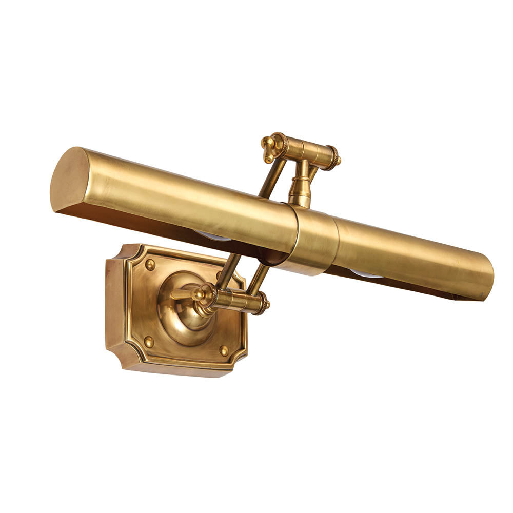 Interiors 1900 Winchester 20" 2 Light Wall Light - Solid Mellow Brass