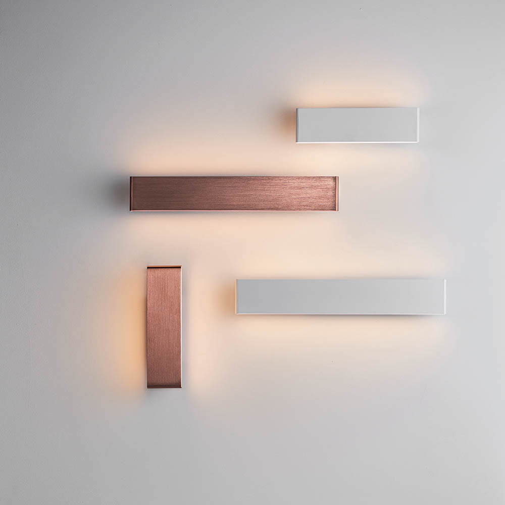 Endon Bodhi Led Wall Fitting - Textured Matt White Paint & Frosted Acrylic - 285mm