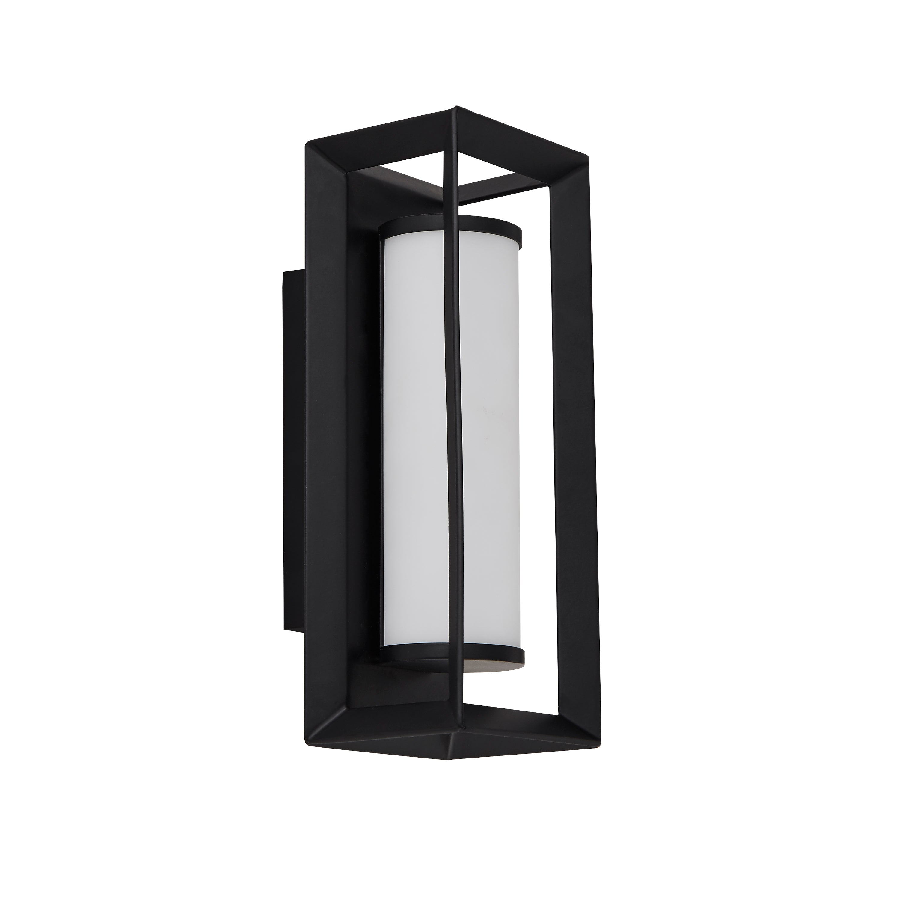 Searchlight Campbell LED Wall Lamp - Matt Black - IP44