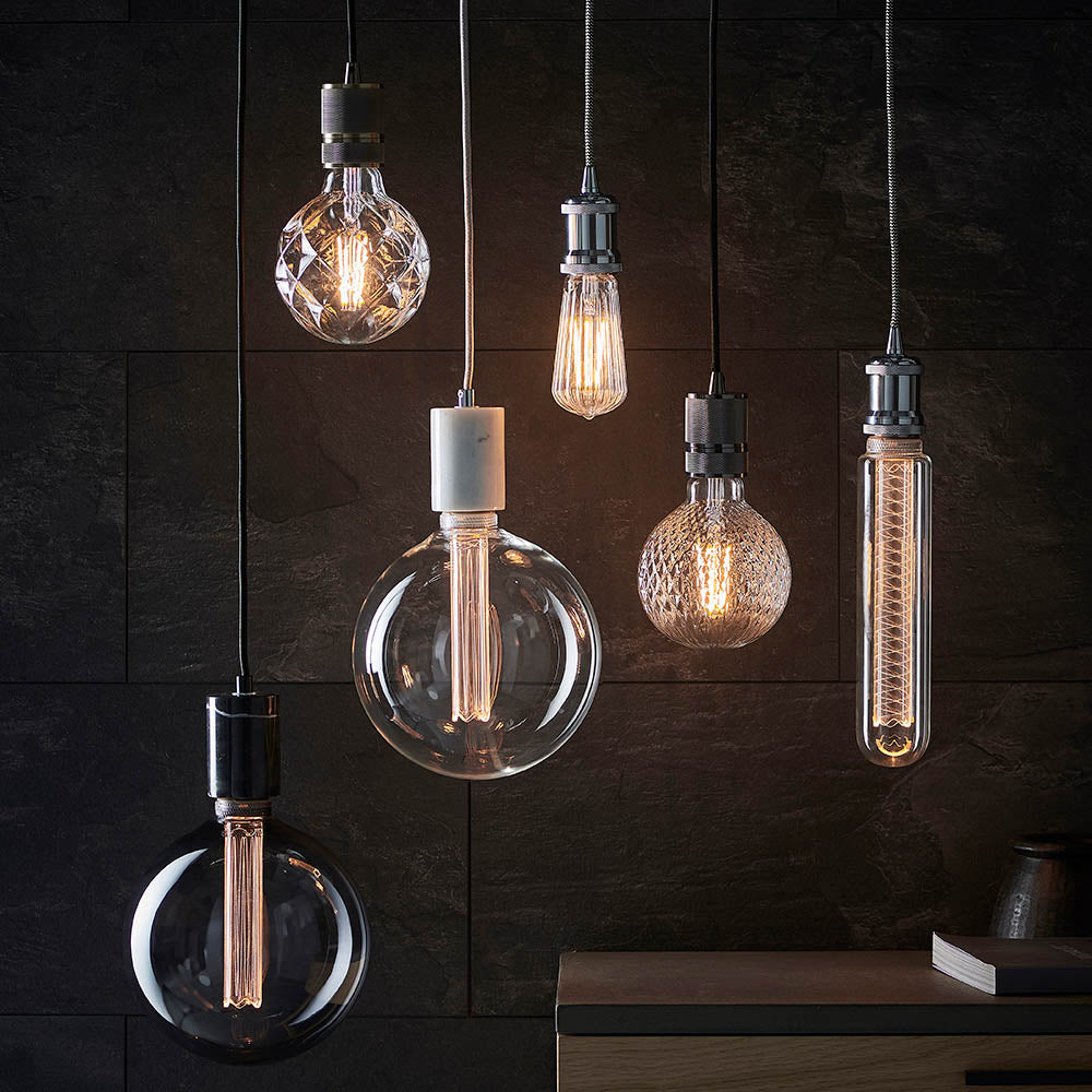 Endon Urban Single Light Pendant - Antique Brass Plate