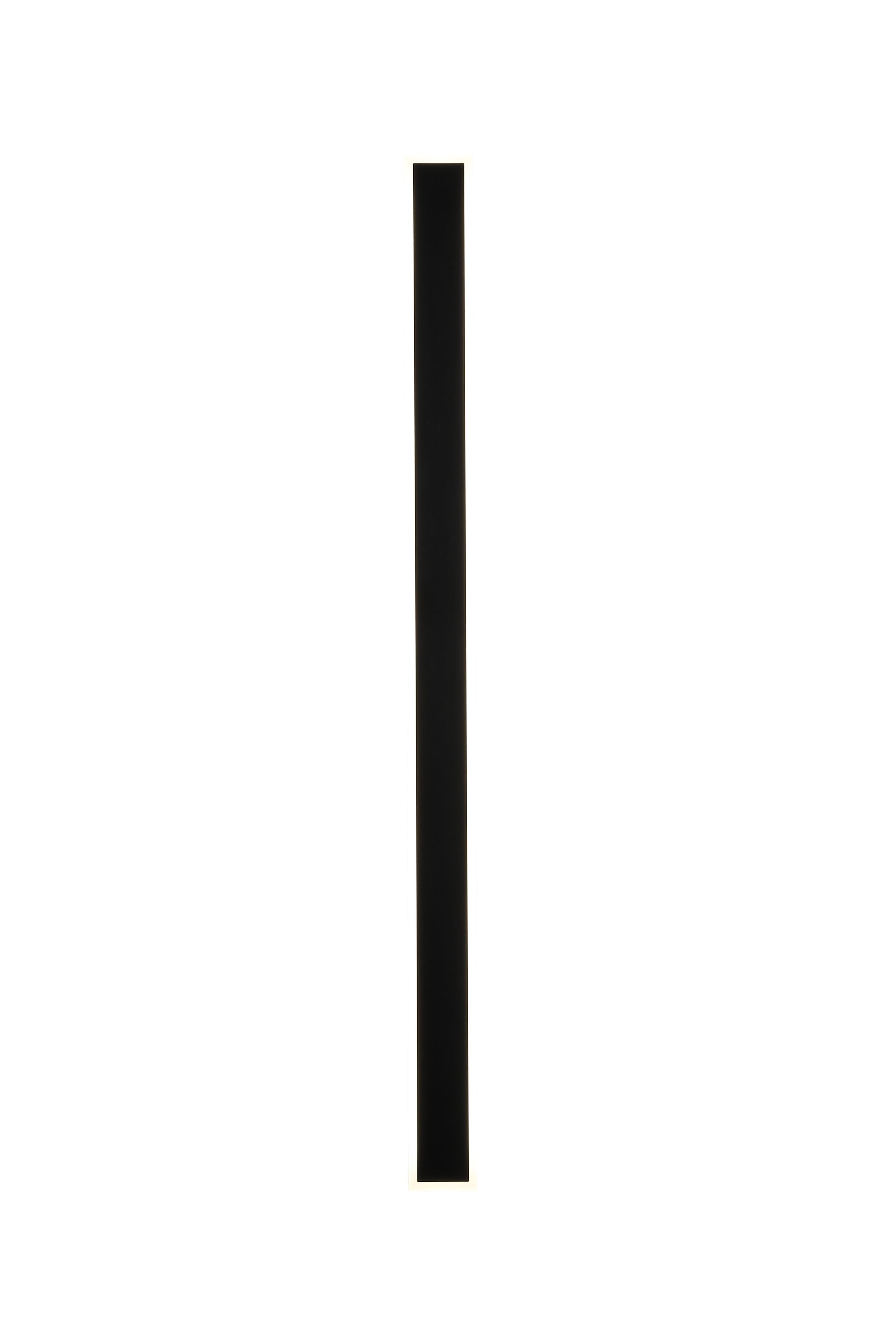 Searchlight Bordo II Square LED Outdoor Wall Light, 1200mm, shown switched off against a white background
