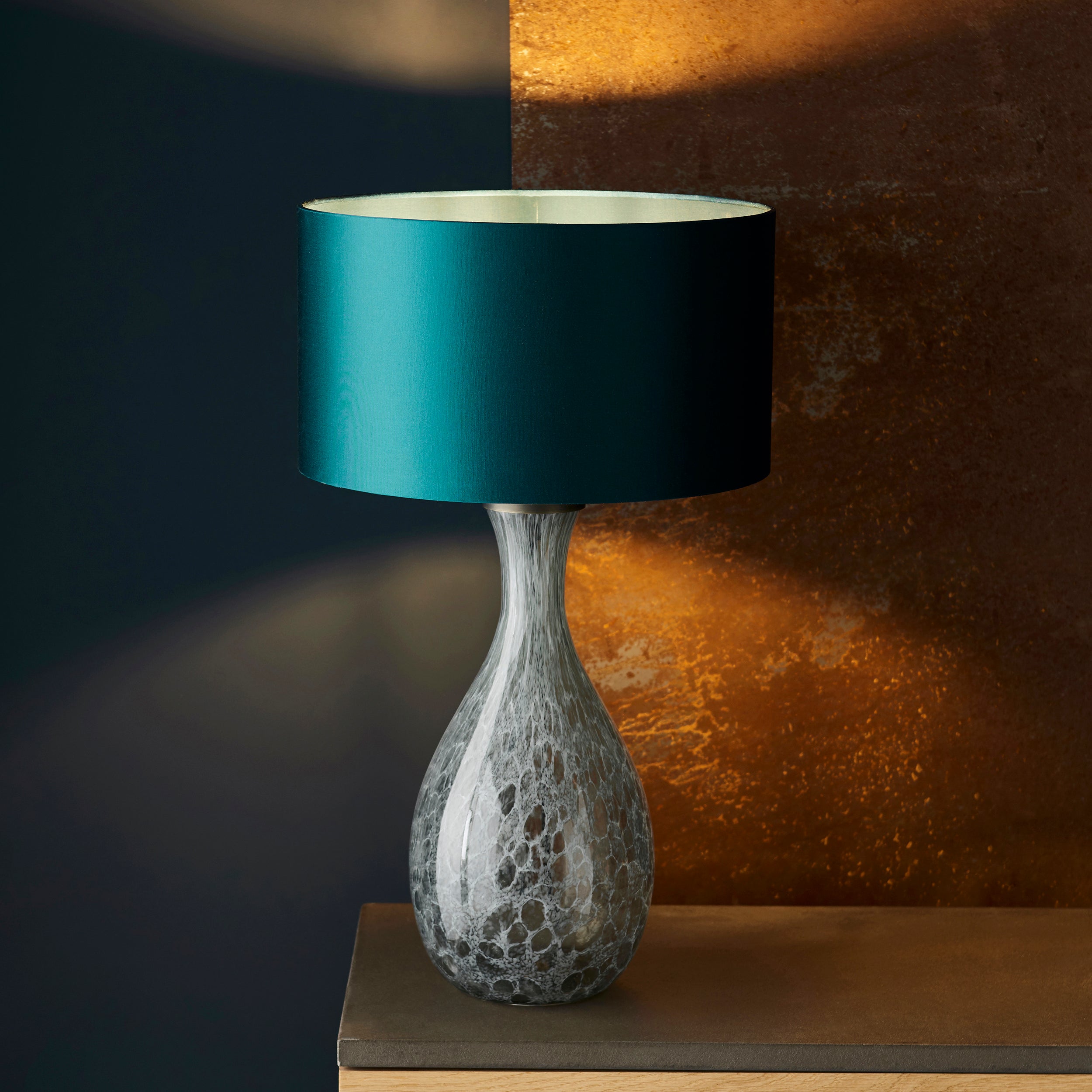 Endon Merula Table Lamp - Glass - Base Only - 51cm Tall