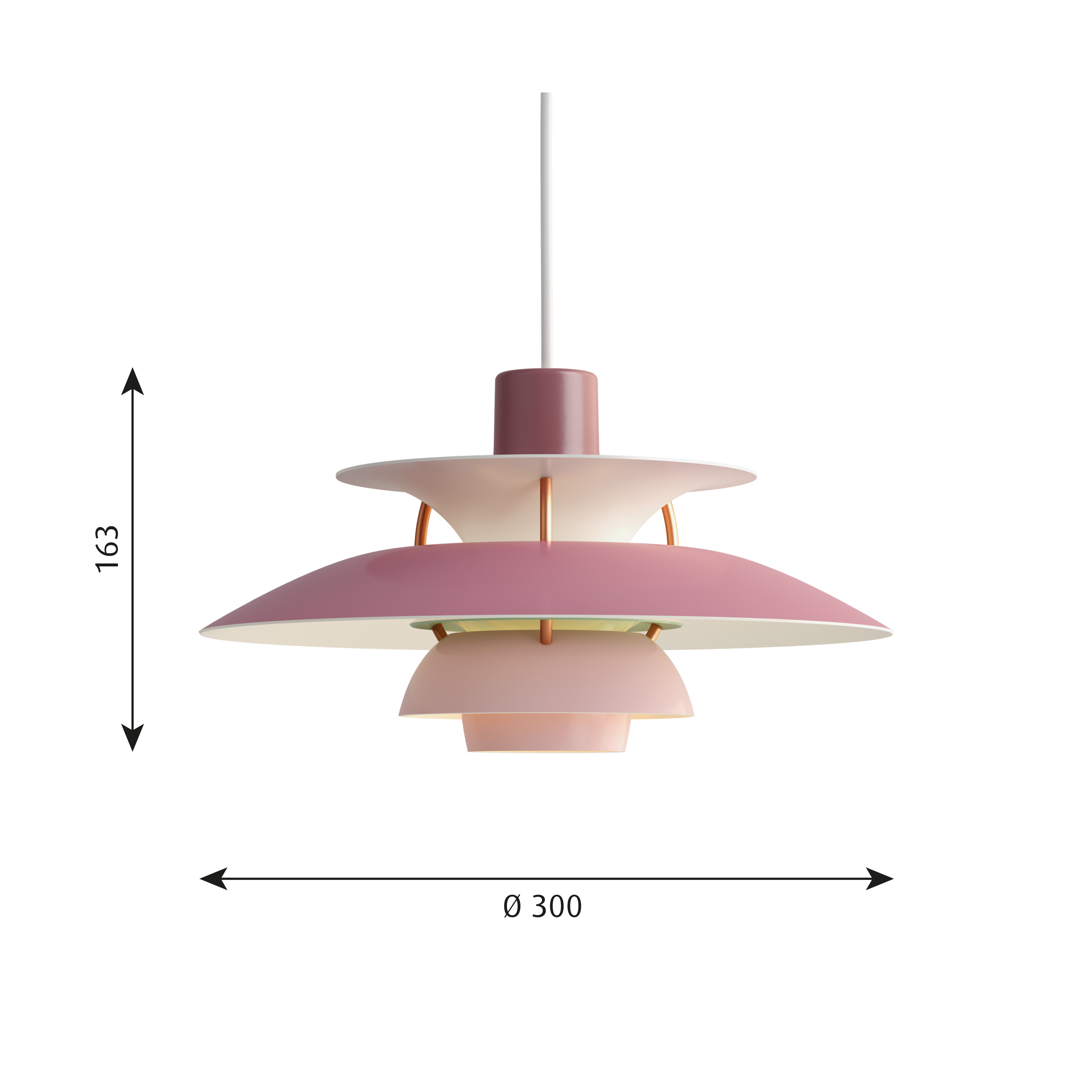 Louis Poulsen PH 5 Mini Pendant Light - Hues Collection