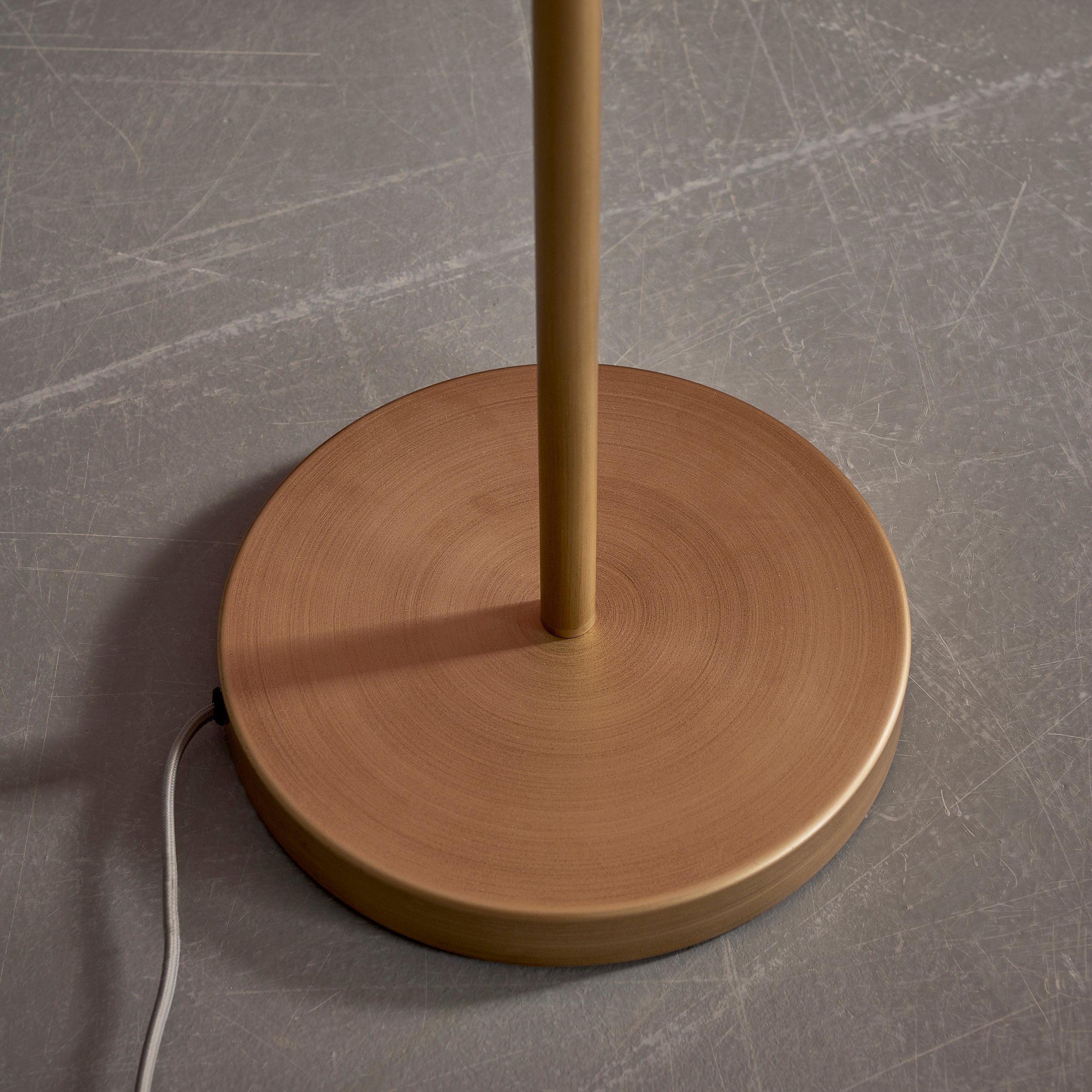 Endon Saturn Floor Lamp - Brushed Gold