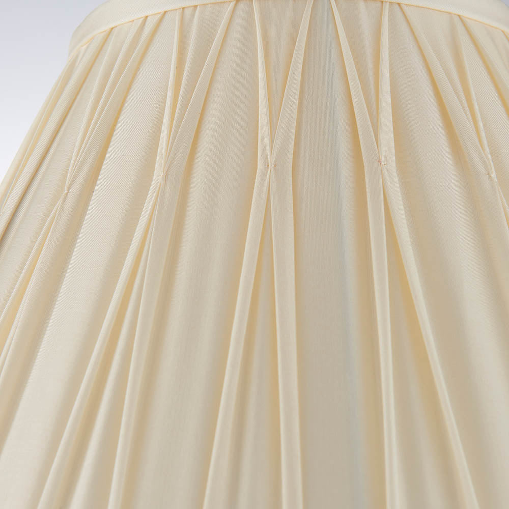 Endon Chatsworth 12" Single Light Shade - Ivory Silk - Shade Only