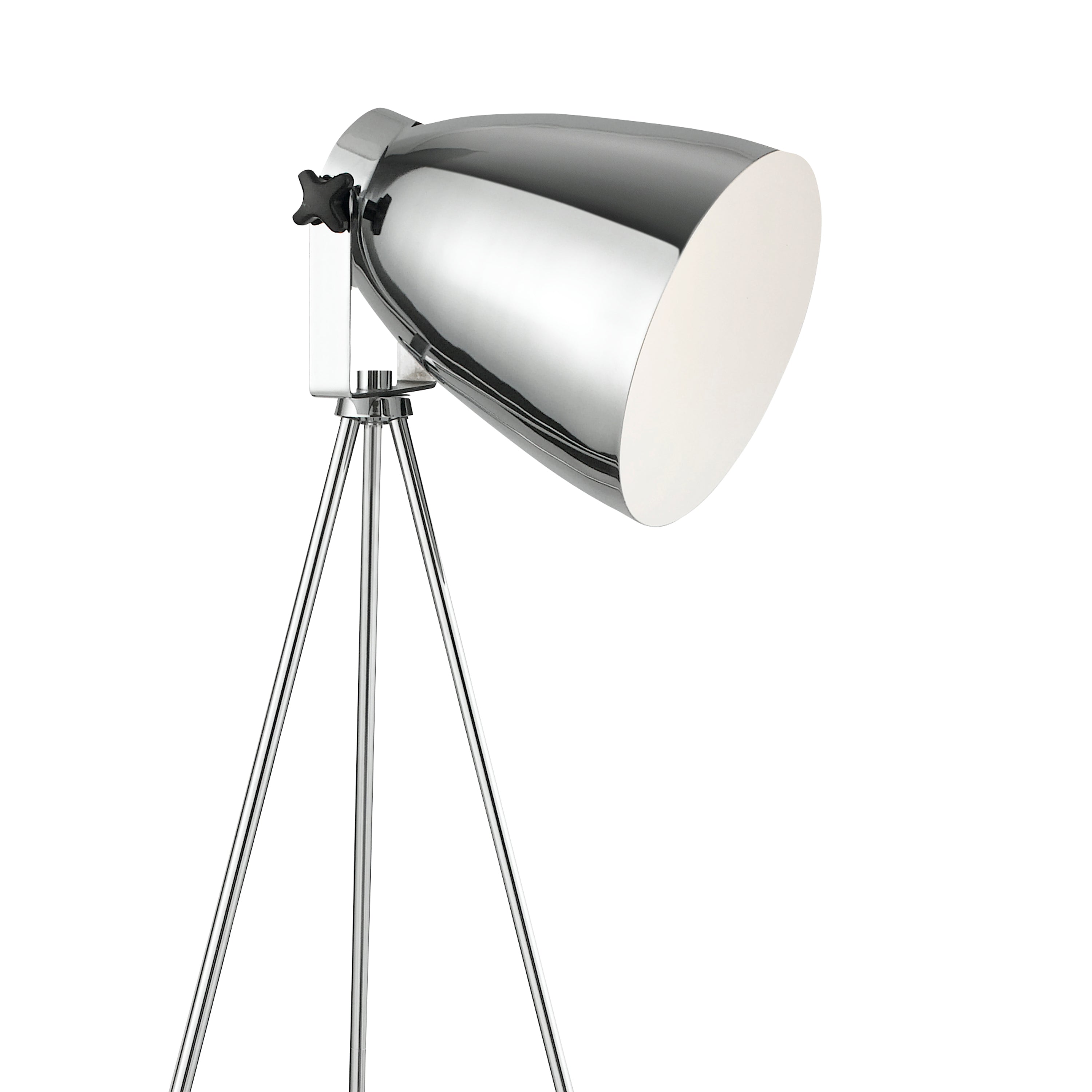 Searchlight Stevens Floor Lamp - Chrome