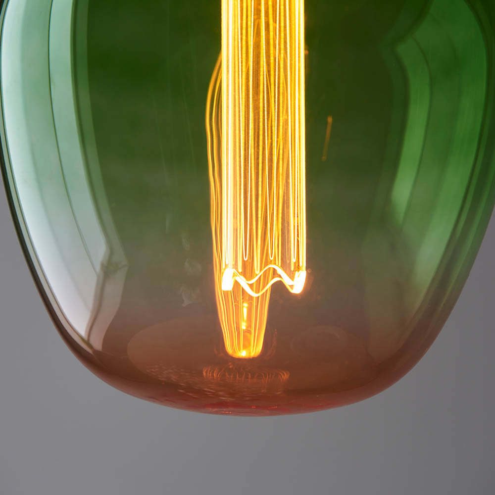 Endon Roves E27 LED 2.8W Anti Glare - 1800K - Non-Dimmable - Green to Pink Ombre