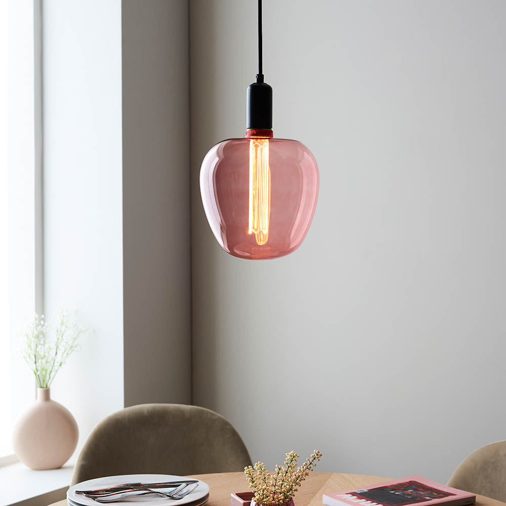 Endon Roves E27 LED 2.8W Anti Glare - 1800K - Non-Dimmable - Pink Tinted