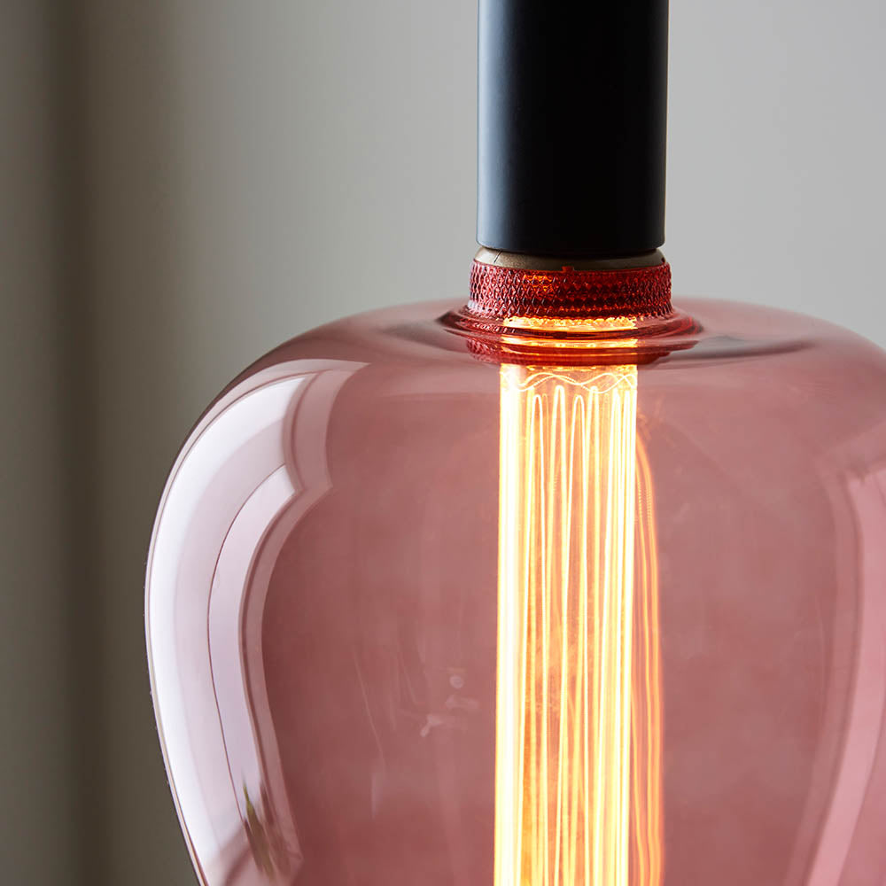 Endon Roves E27 LED 2.8W Anti Glare - 1800K - Non-Dimmable - Pink Tinted