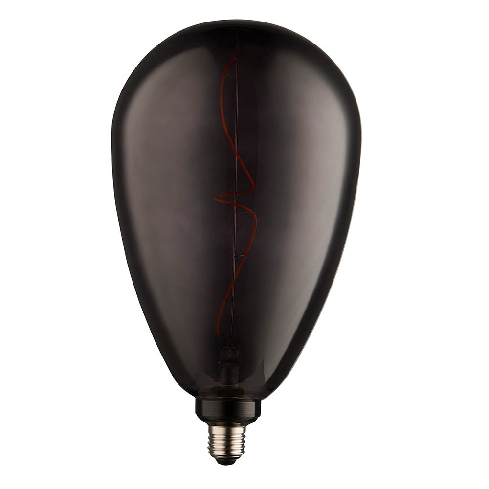 Endon Wisp E27 LED 4W Filament Bulb - 1800K - Non-Dimmable - Smoked Glass