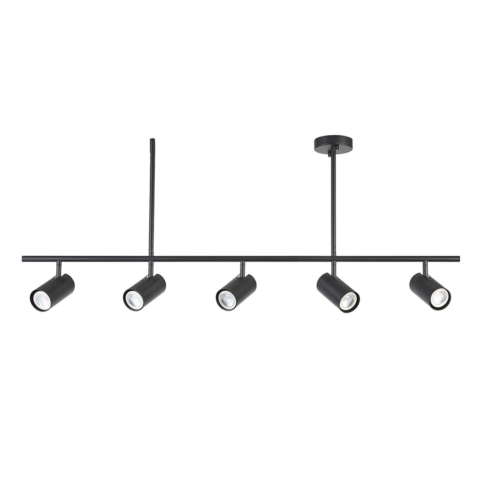 Endon Rez 5 Light Bar Spotlight - Matt Black