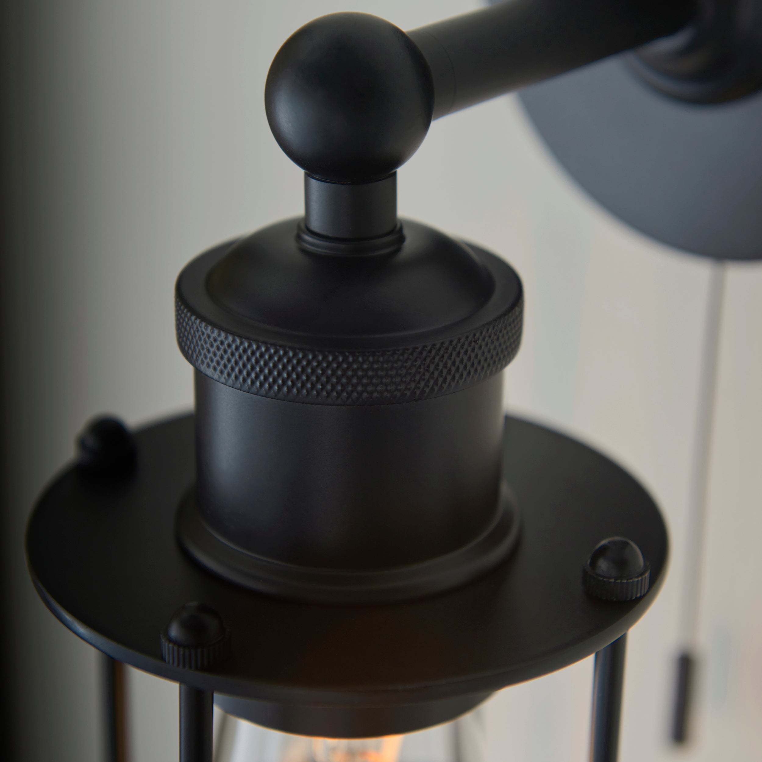 Utopia Aviary Single Wall Light - Matt Black