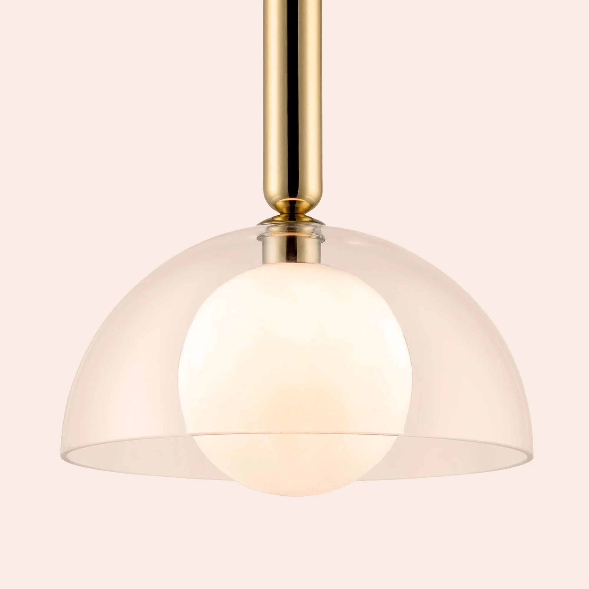houseof. Dome Ceiling Light - Clear Glass