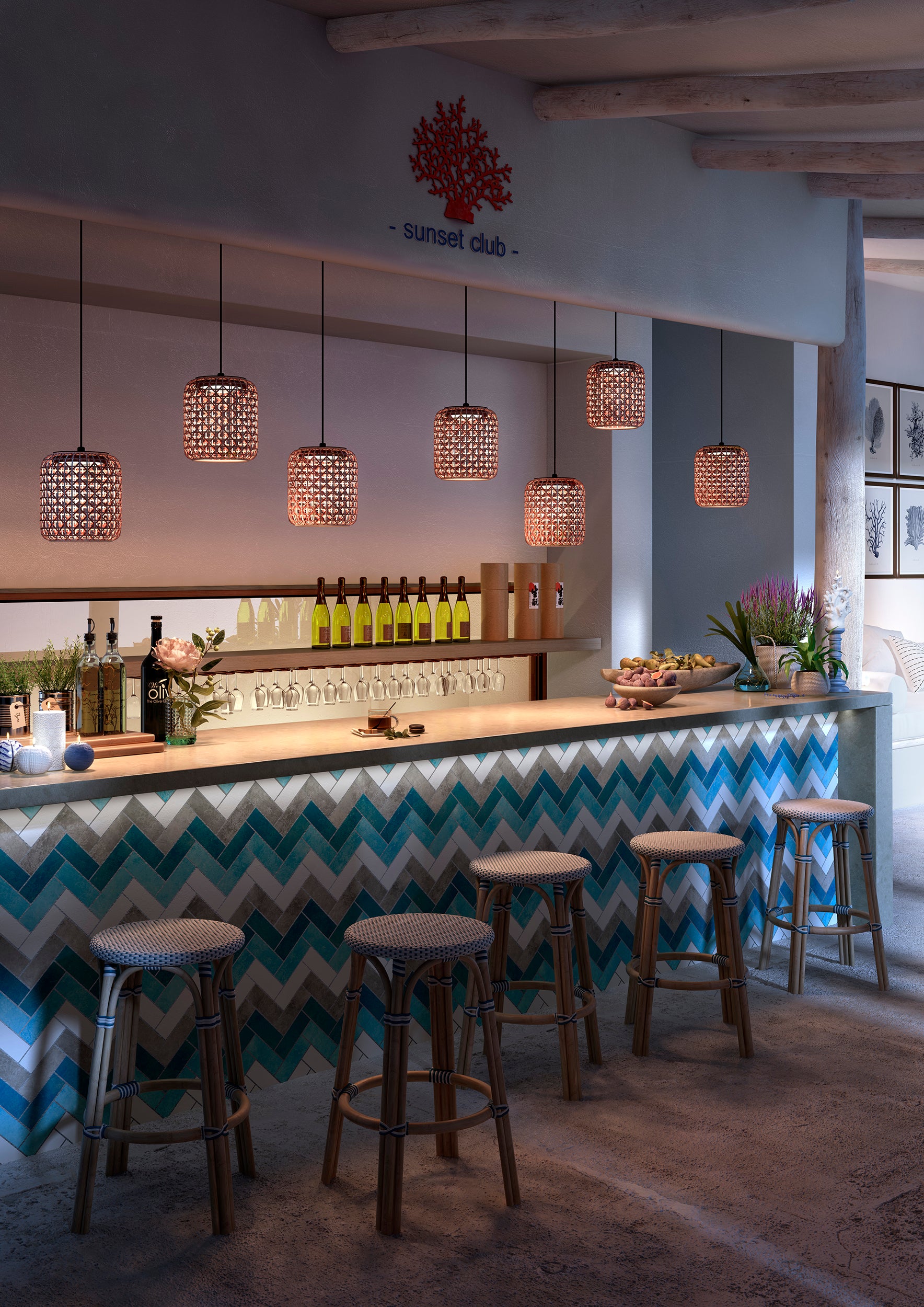 Bover Nans S/21 Medium Outdoor Pendant