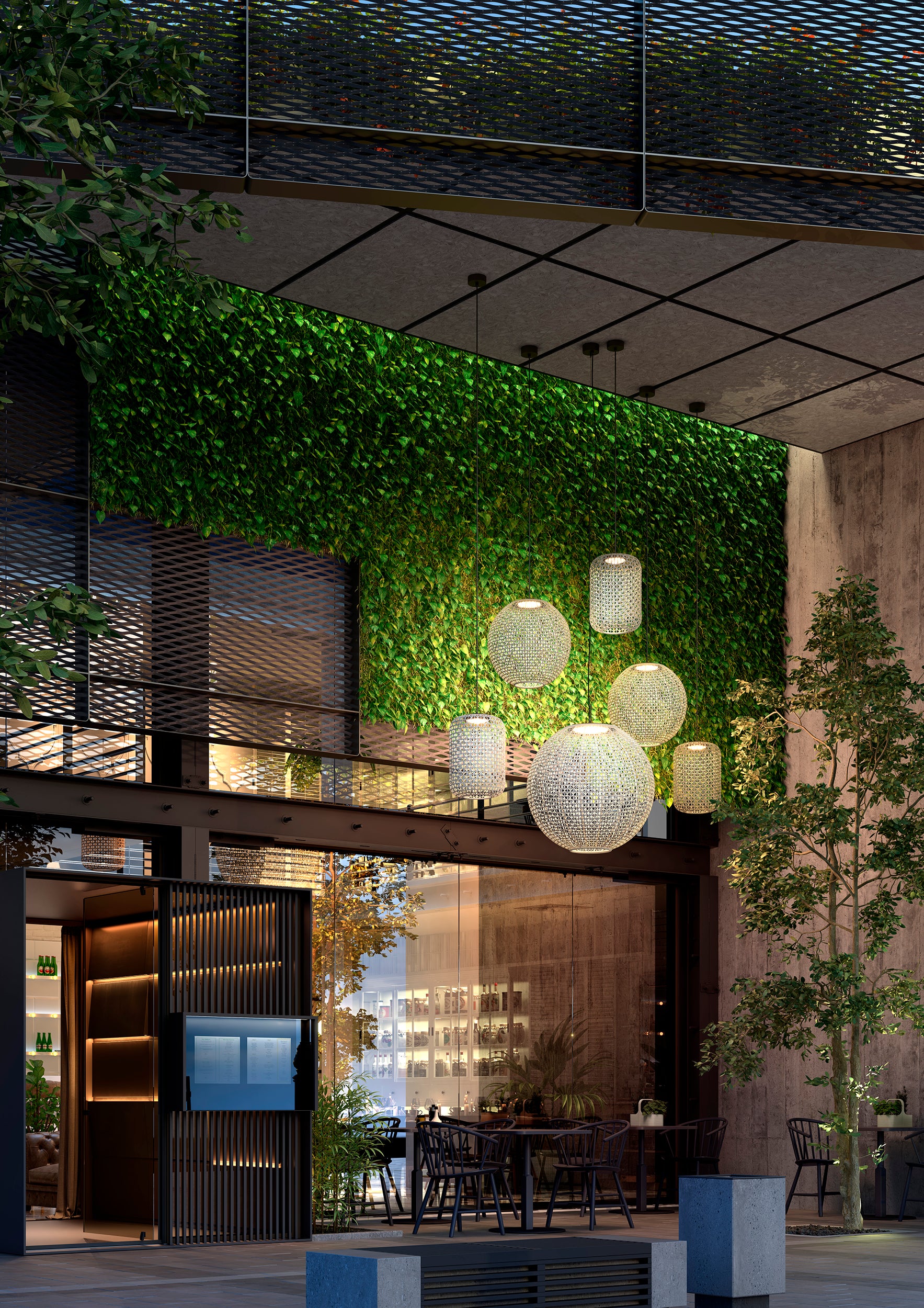 Bover Nans Sphere S/60 Small Outdoor Pendant