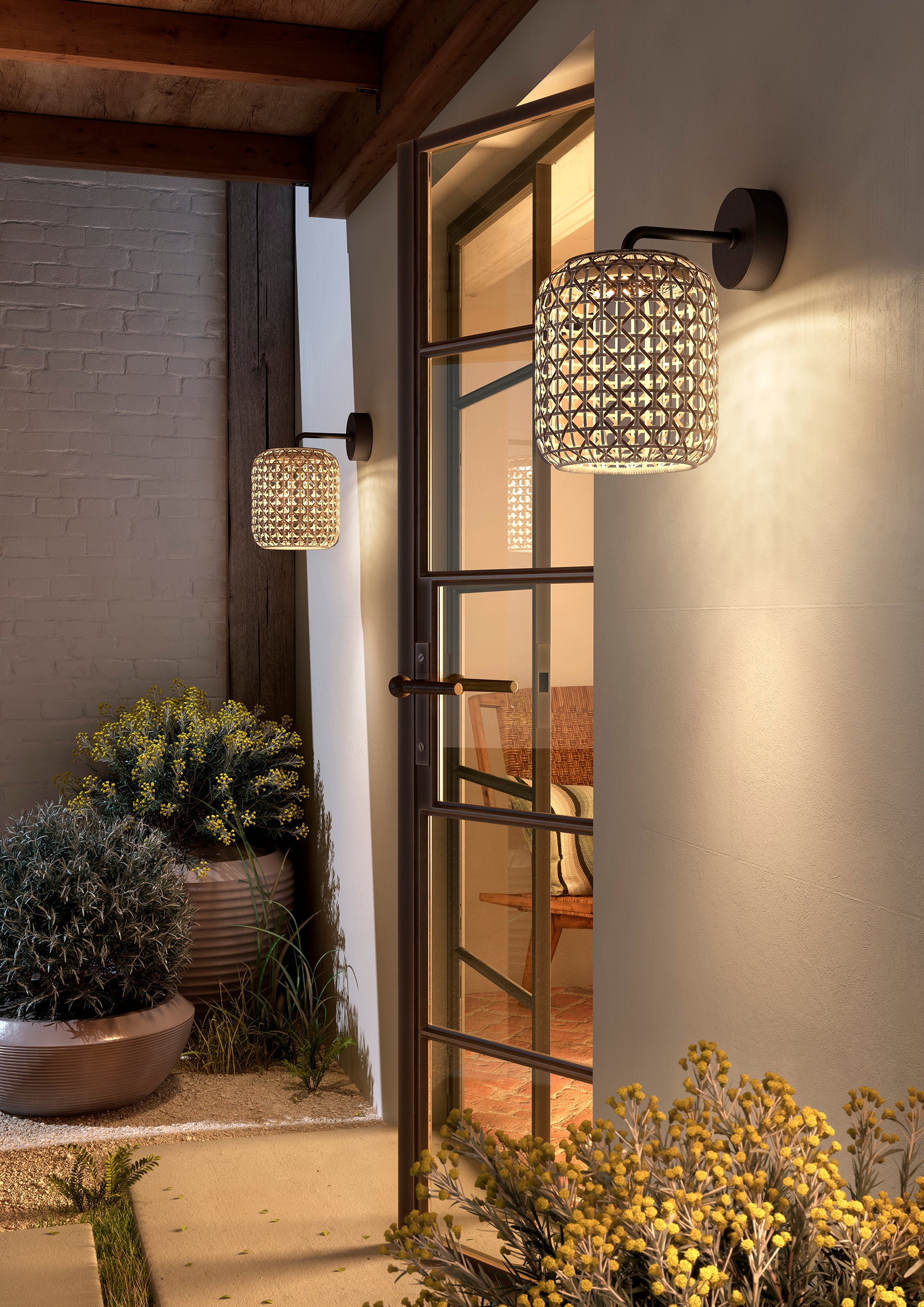 Bover Nans A/02 Large Outdoor Wall Light