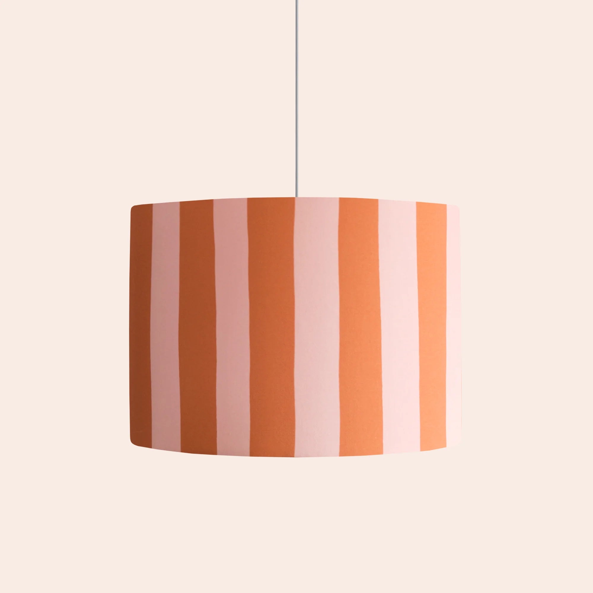 houseof. Small Stripe Print Shade - Pink & Orange