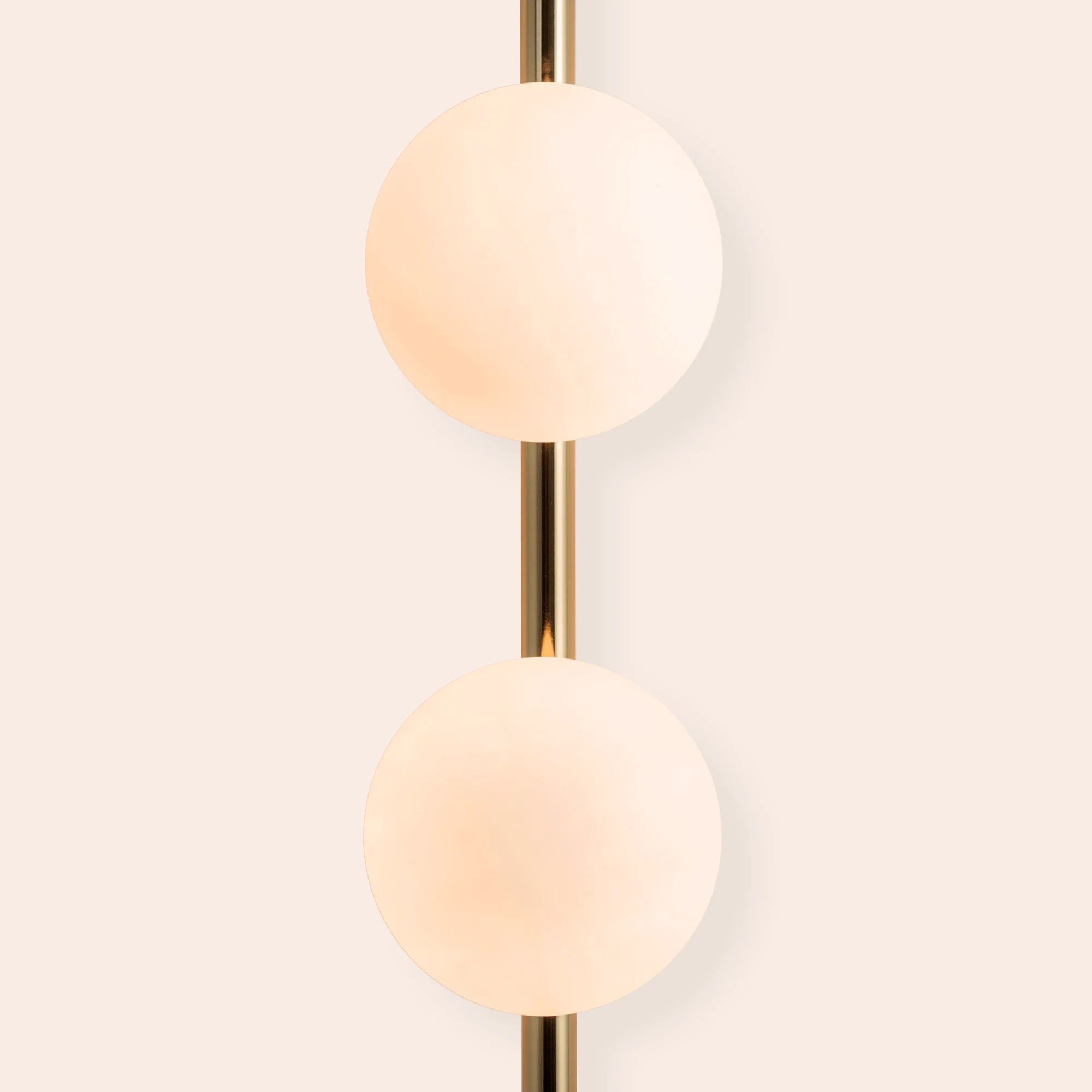 houseof. Bar Opal Ball Wall Light - Brass