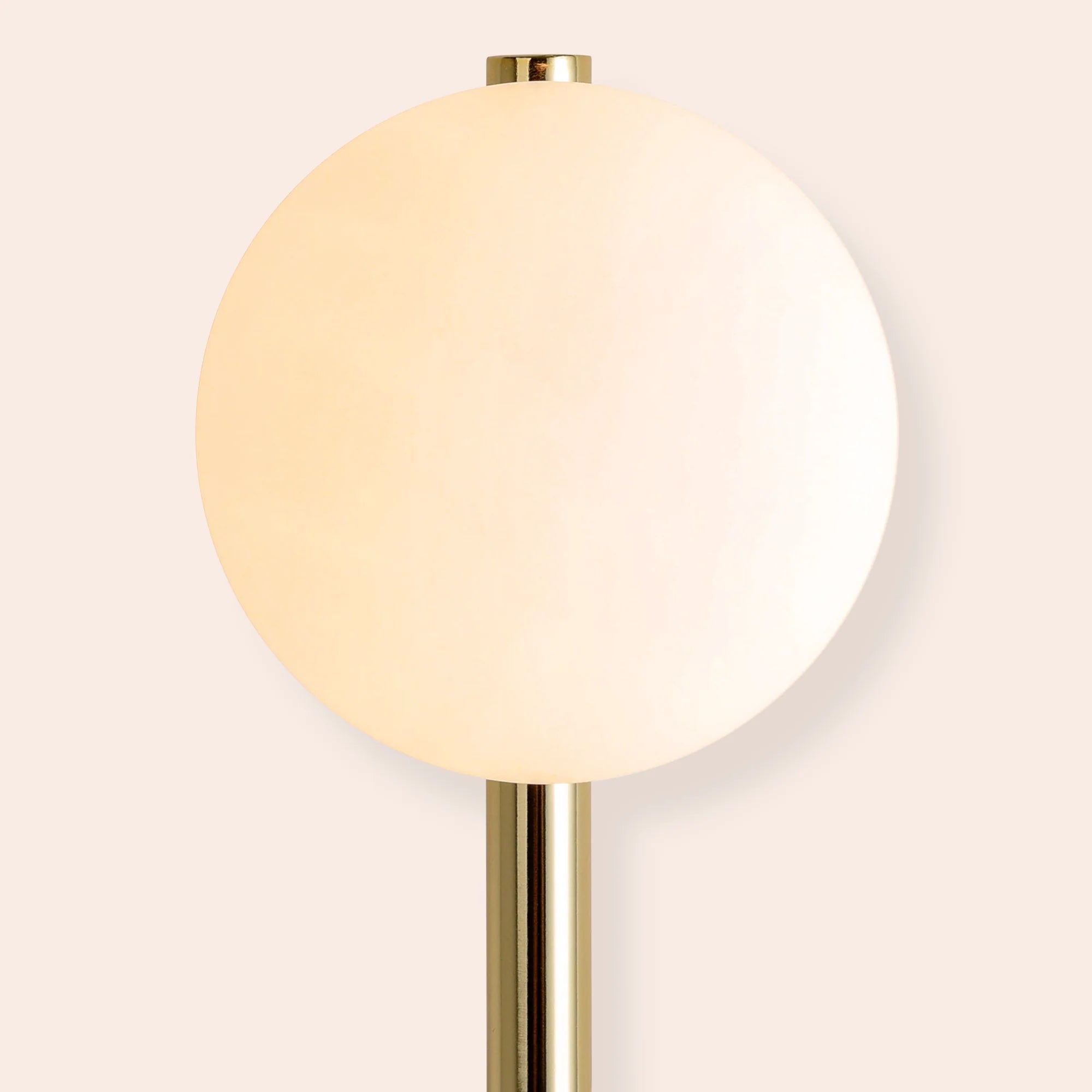 houseof. Bar Opal Ball Wall Light - Brass