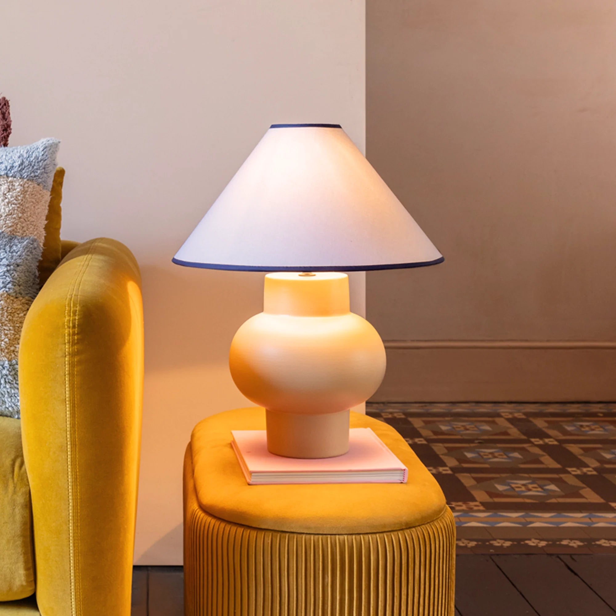 houseof. Medium Plain Cone Shade - Blue
