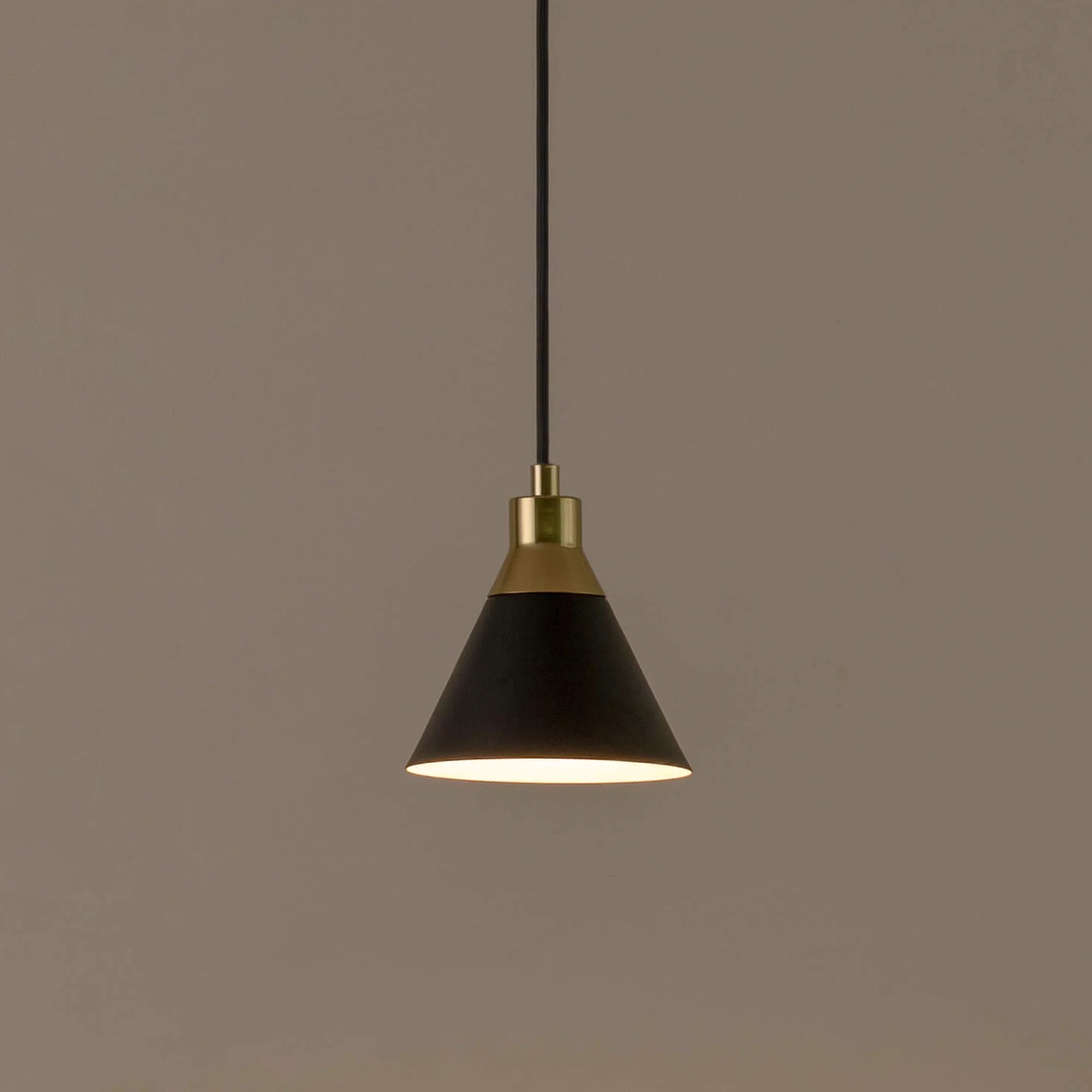 houseof. Cone Ceiling Pendant Light - Charcoal
