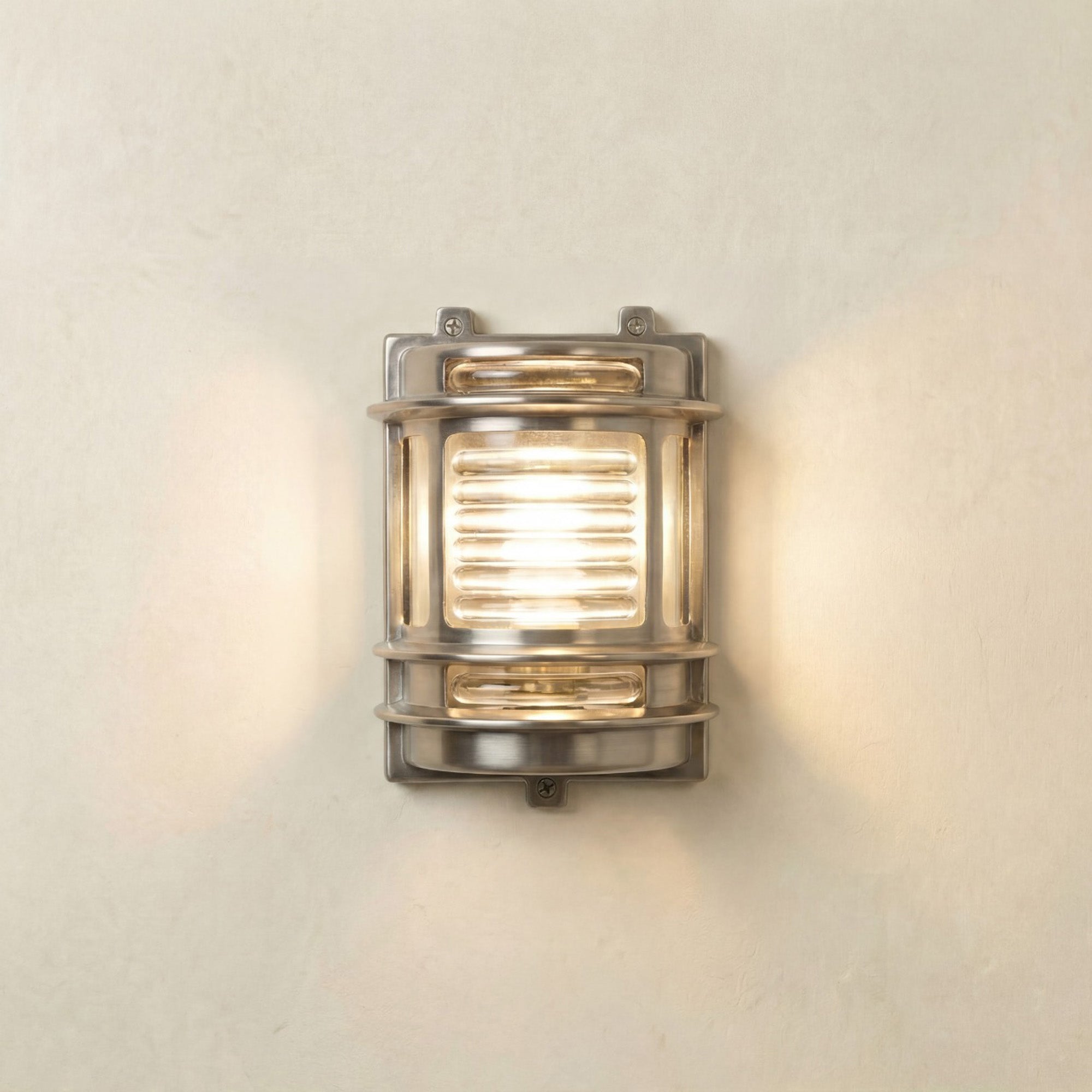 Navigator Cargo Wall Light - Satin Nickel