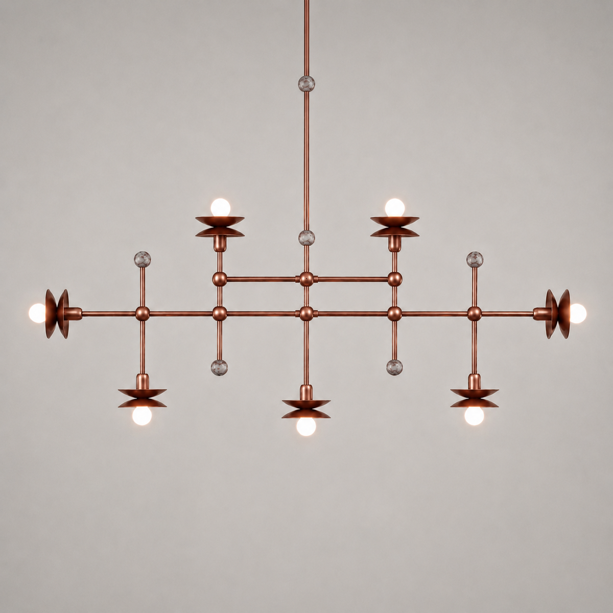 Schwung Babylon Linear 7 Light Chandelier