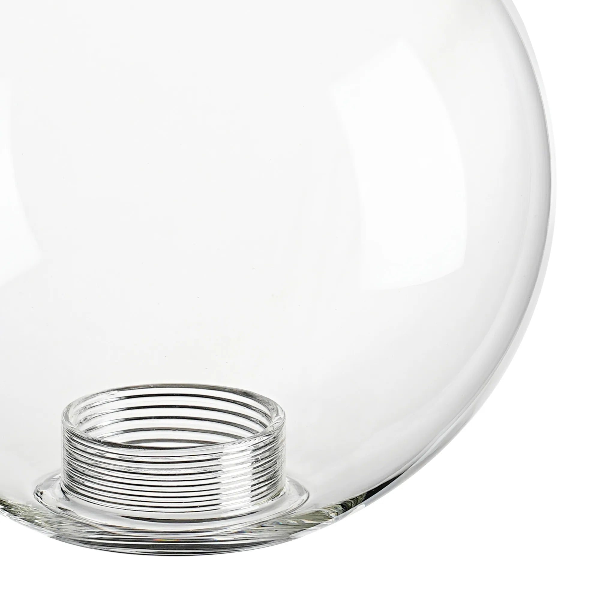 Sycamore 15cm Round Glass Shade - Clear