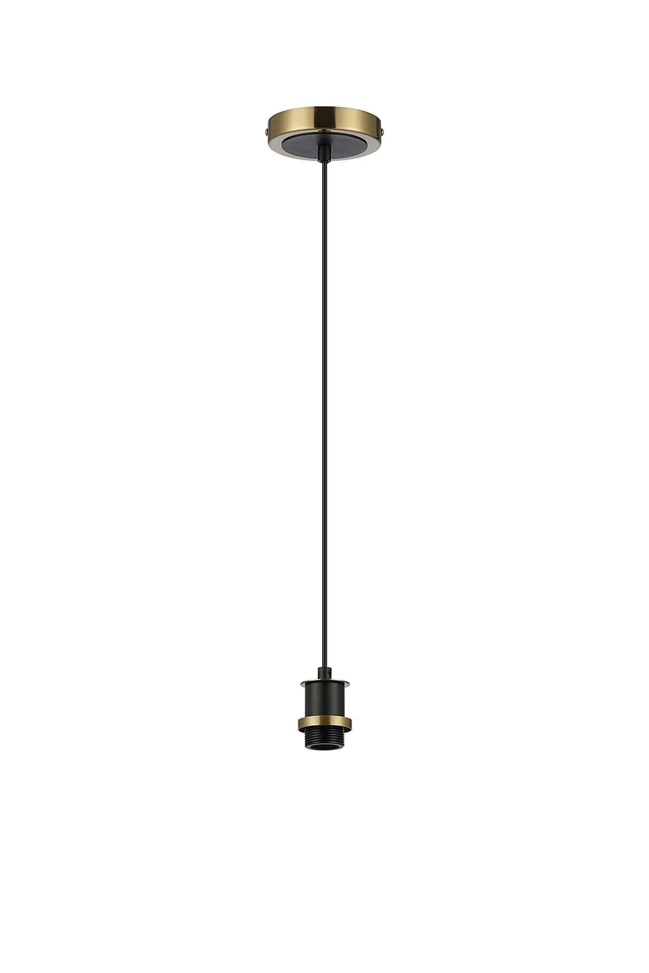 Sycamore Pendant Brass & Satin Black