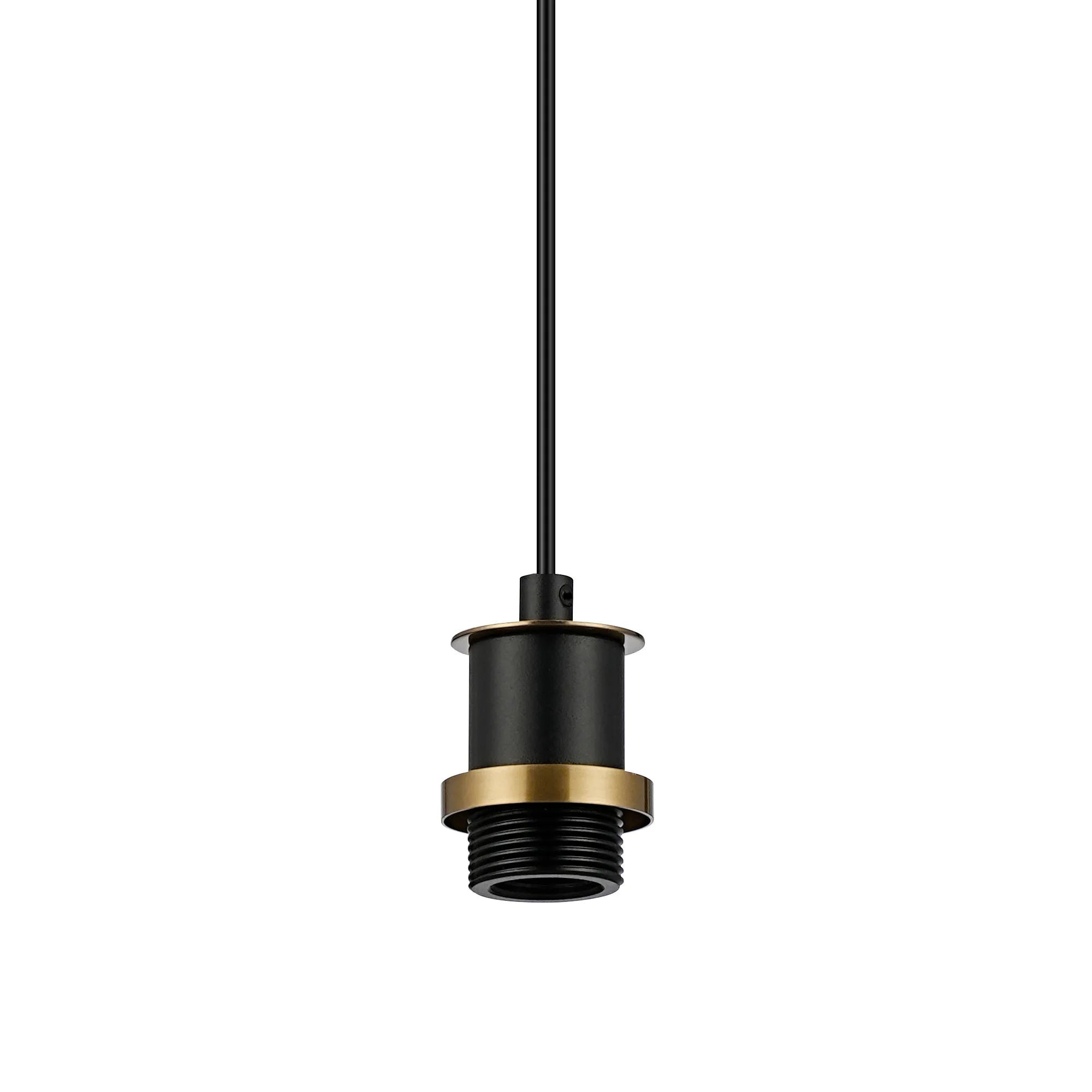 Sycamore Pendant Brass & Satin Black