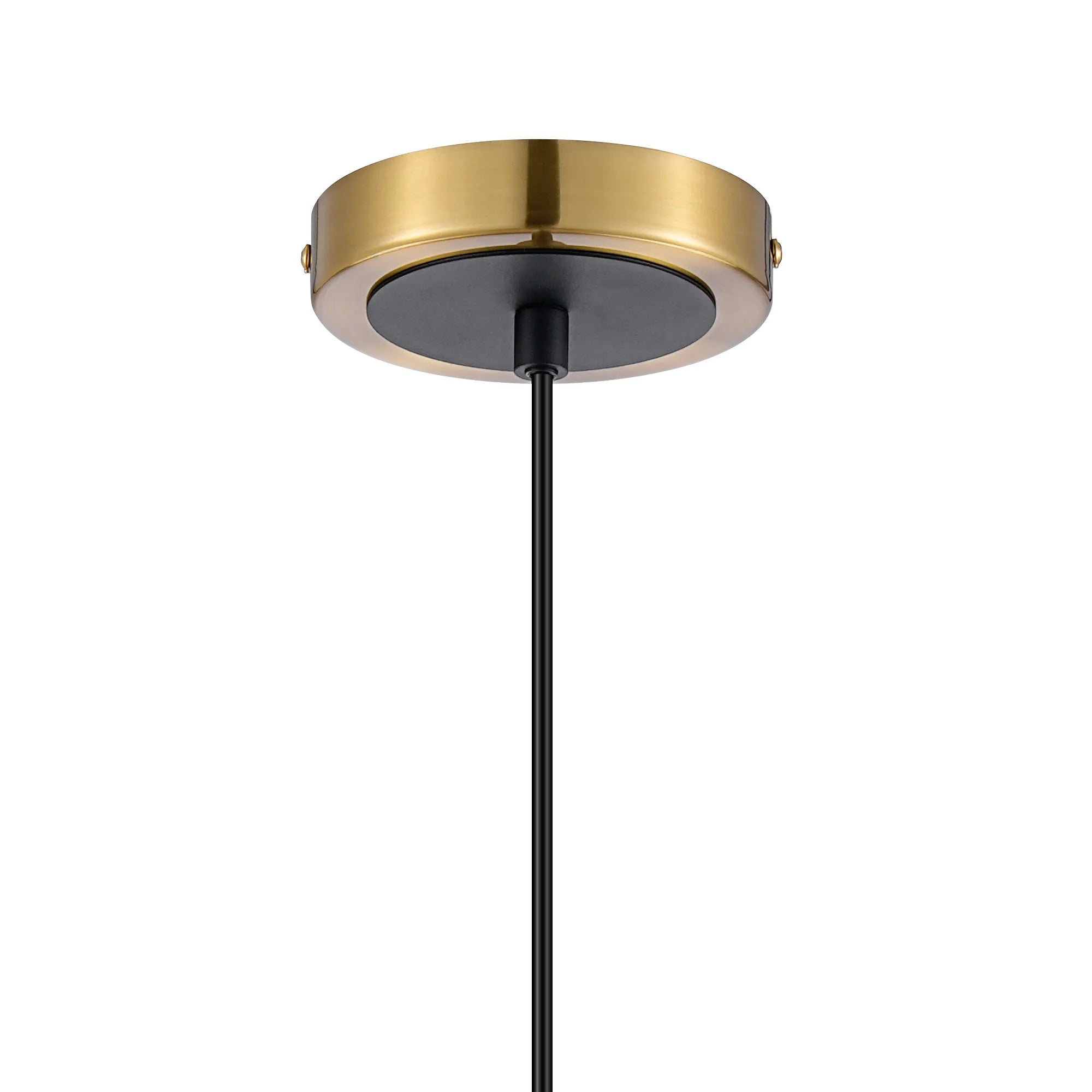 Sycamore Pendant with 15cm Round Double Textured Smooth & Ribbed Glass Shade - Brass, Smoke Plated & Satin Black