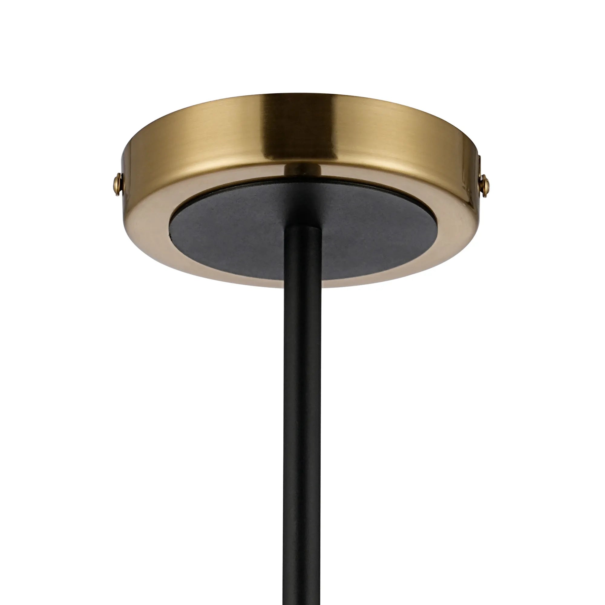 Sycamore Semi Ceiling 3 Light - Brass & Satin Black