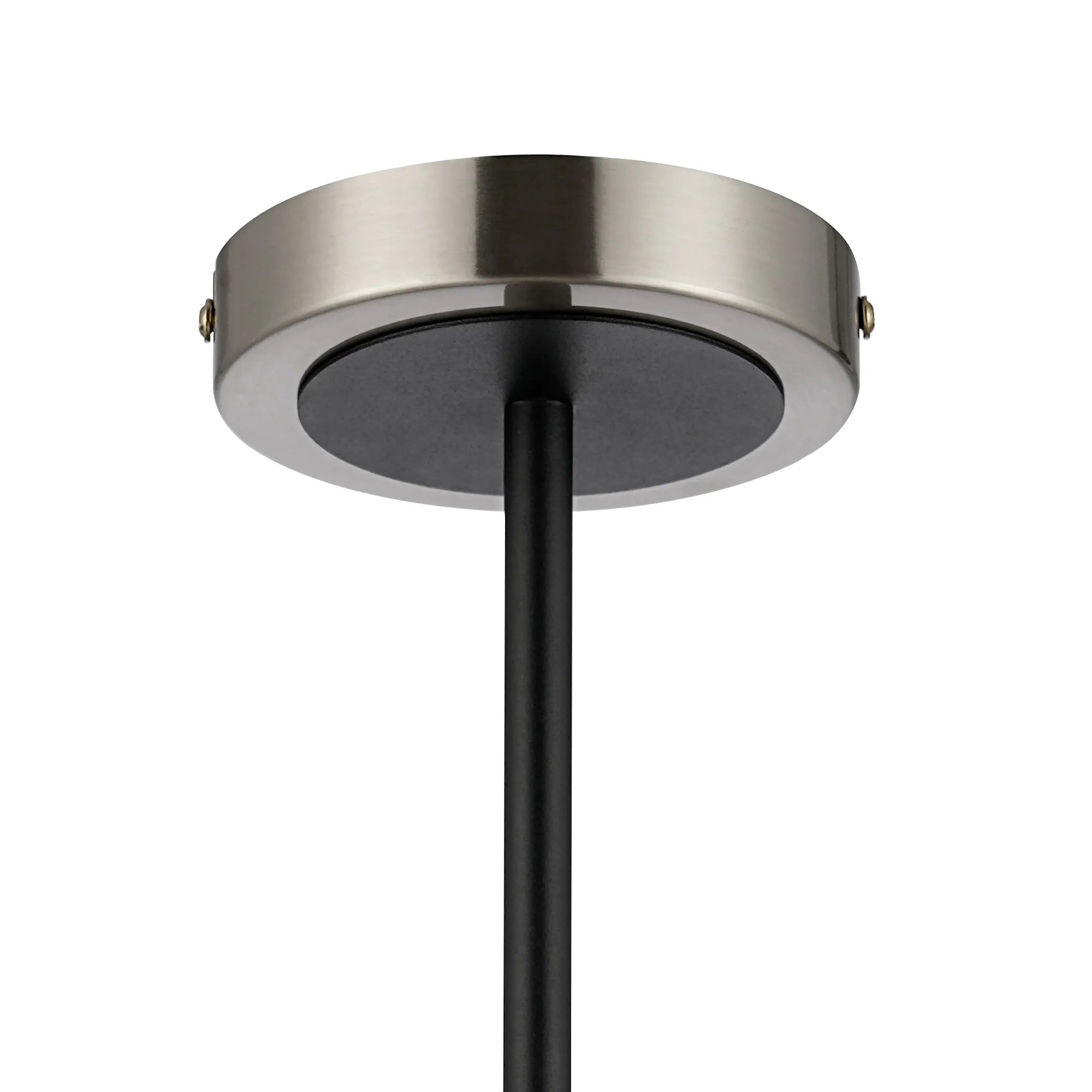 Sycamore Semi Ceiling 3 Light Satin Nickel & Satin Black