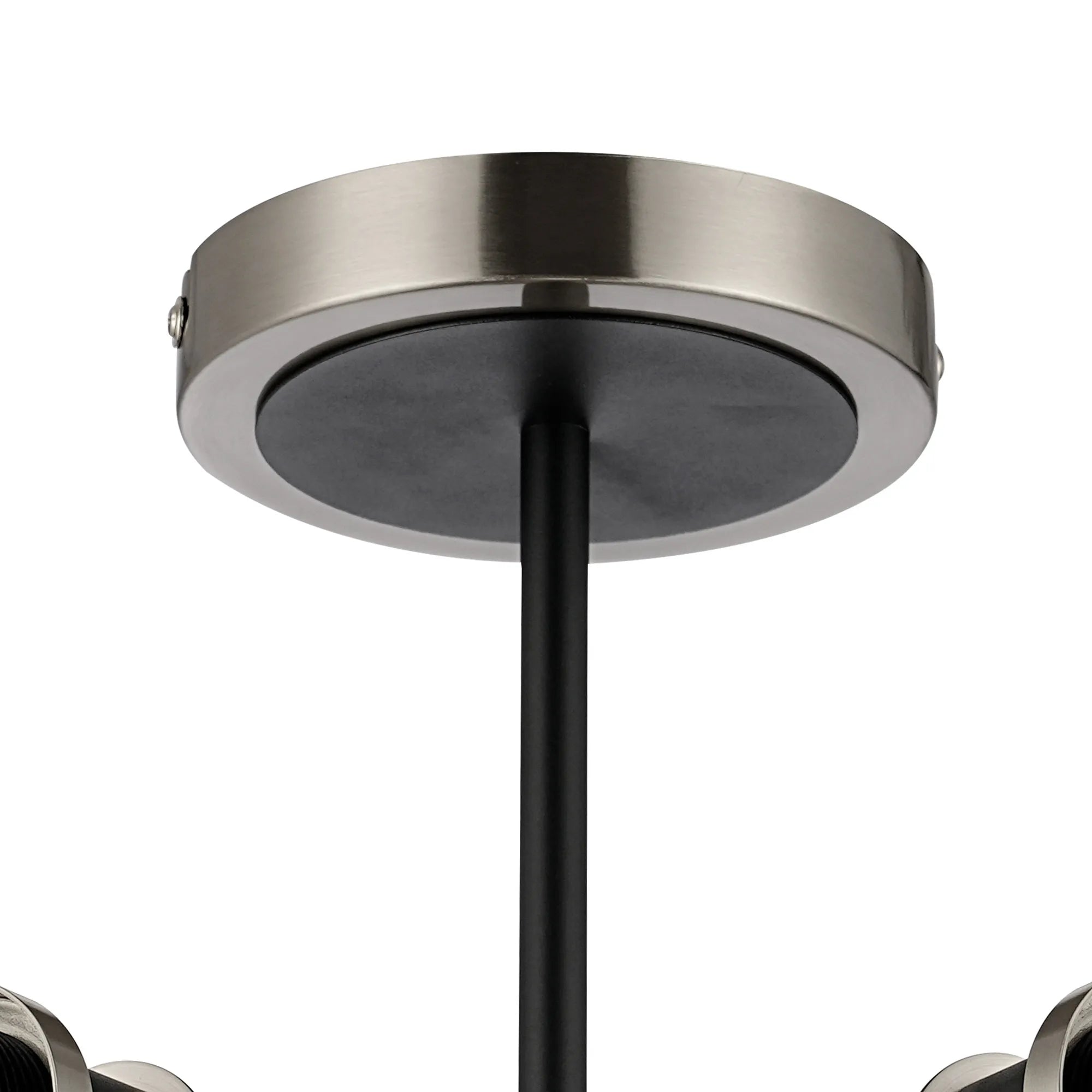 Sycamore Semi Ceiling 5 Light Satin Nickel & Satin Black
