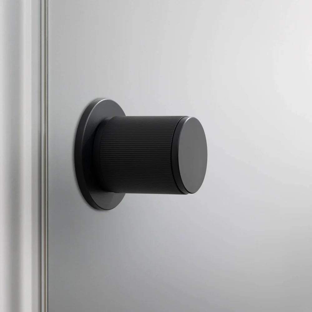 Buster + Punch Door Knob Set - Linear Knurl