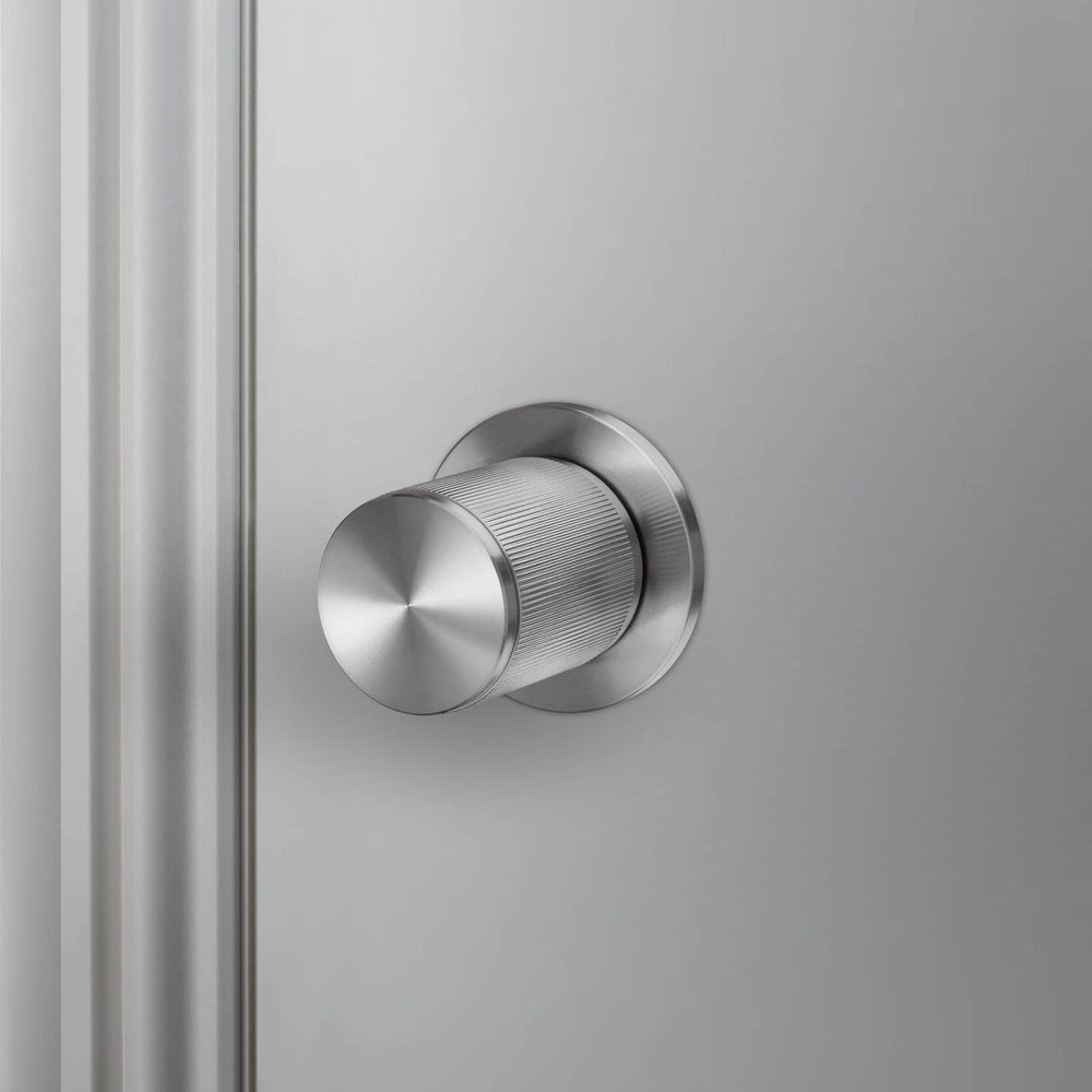 Buster + Punch Door Knob Set - Linear Knurl
