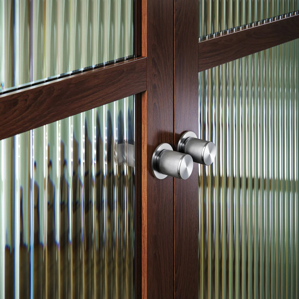 Buster + Punch Door Knob Set - Linear Knurl