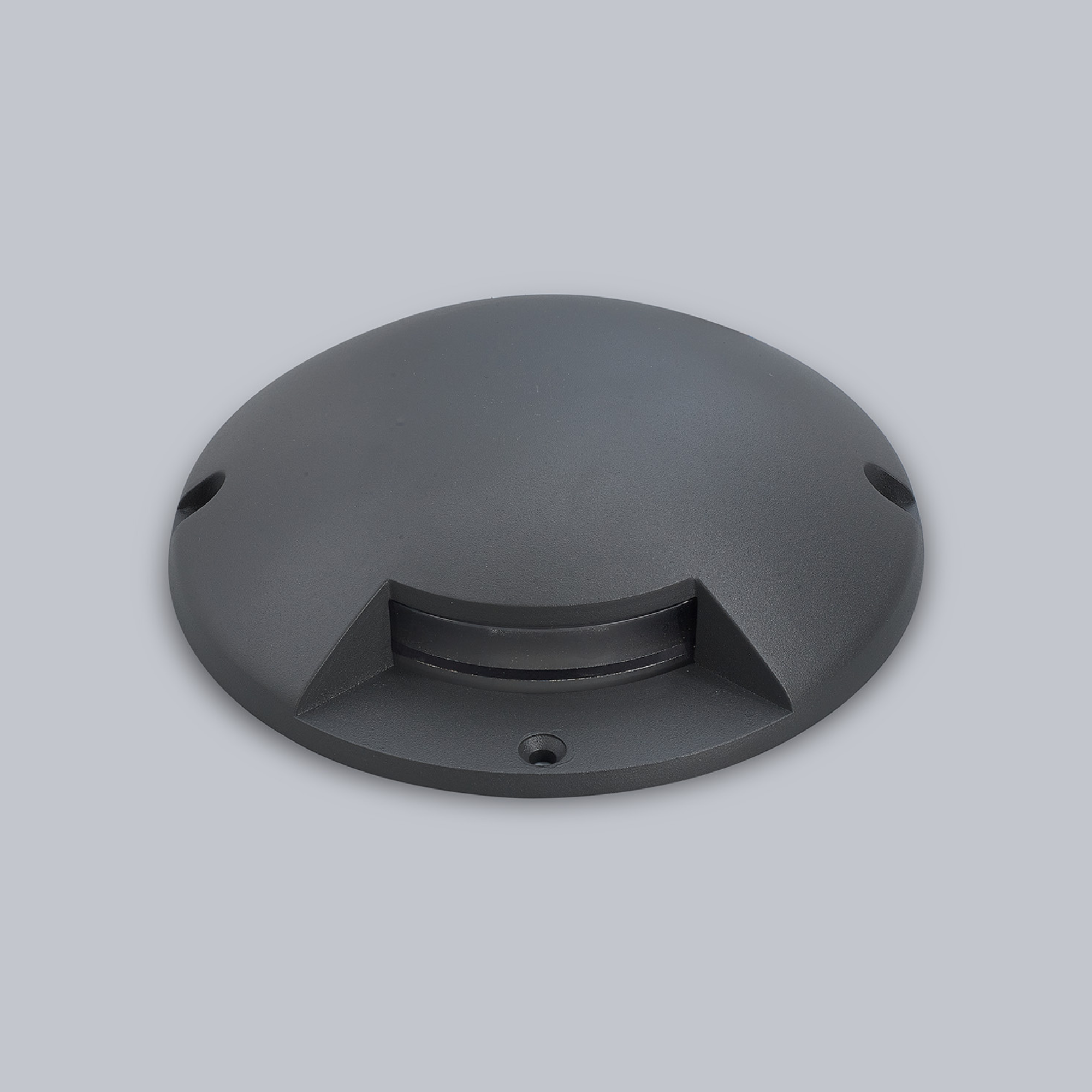 Fabula Capworth Surface Mounted 2W LED Drive Over Ground Light - Dark Grey
