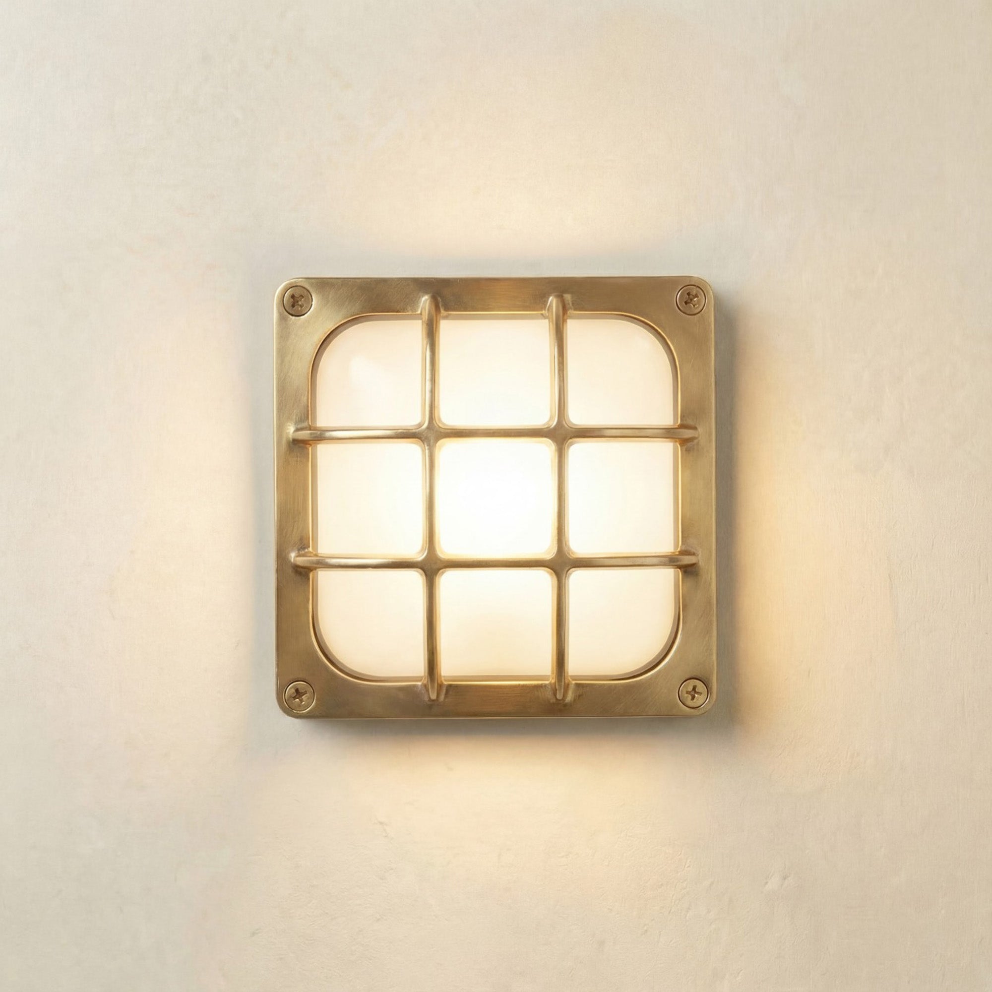 Navigator Francis Wall Light - Raw Brass