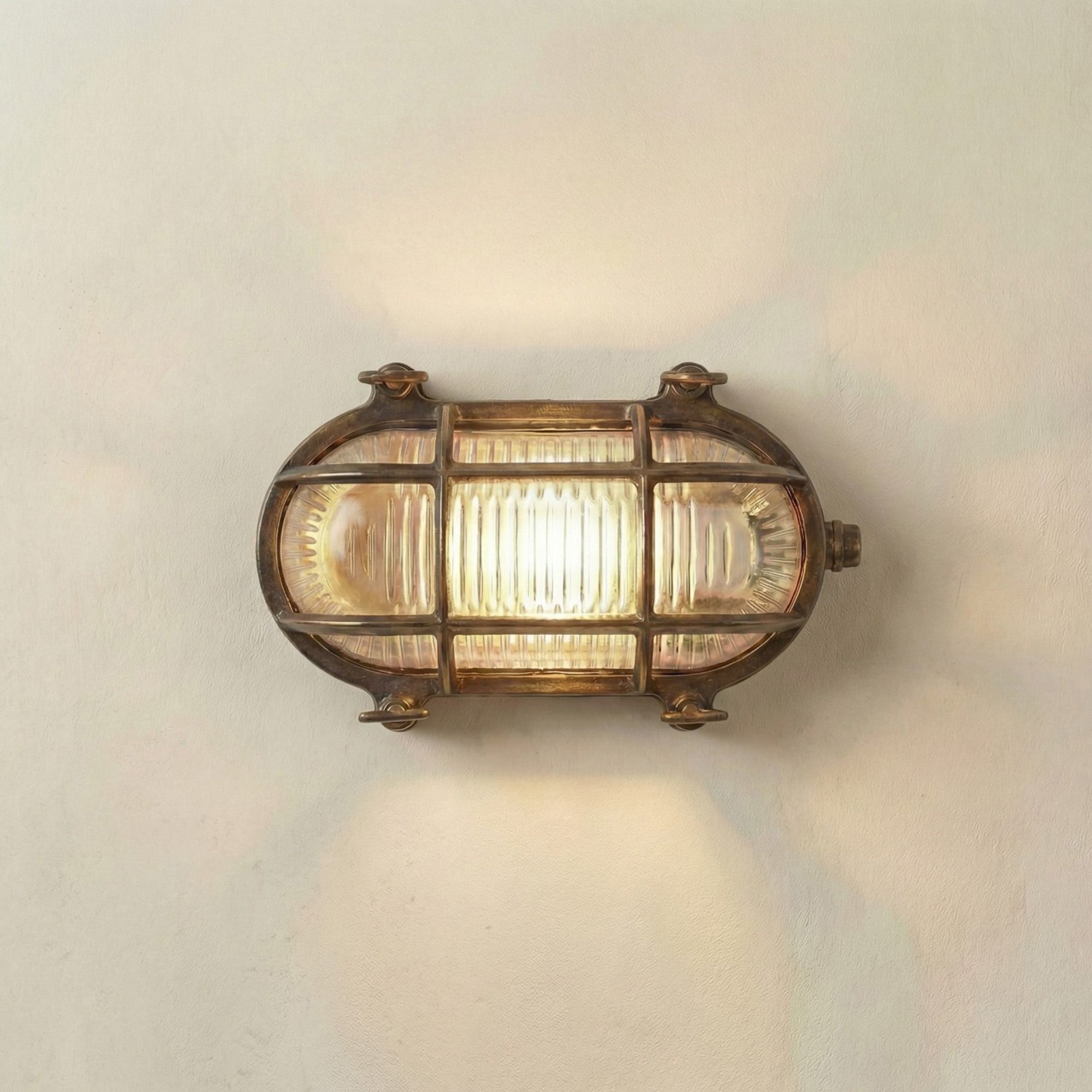 Navigator Horatio Junior Bulkhead - Antique Brass